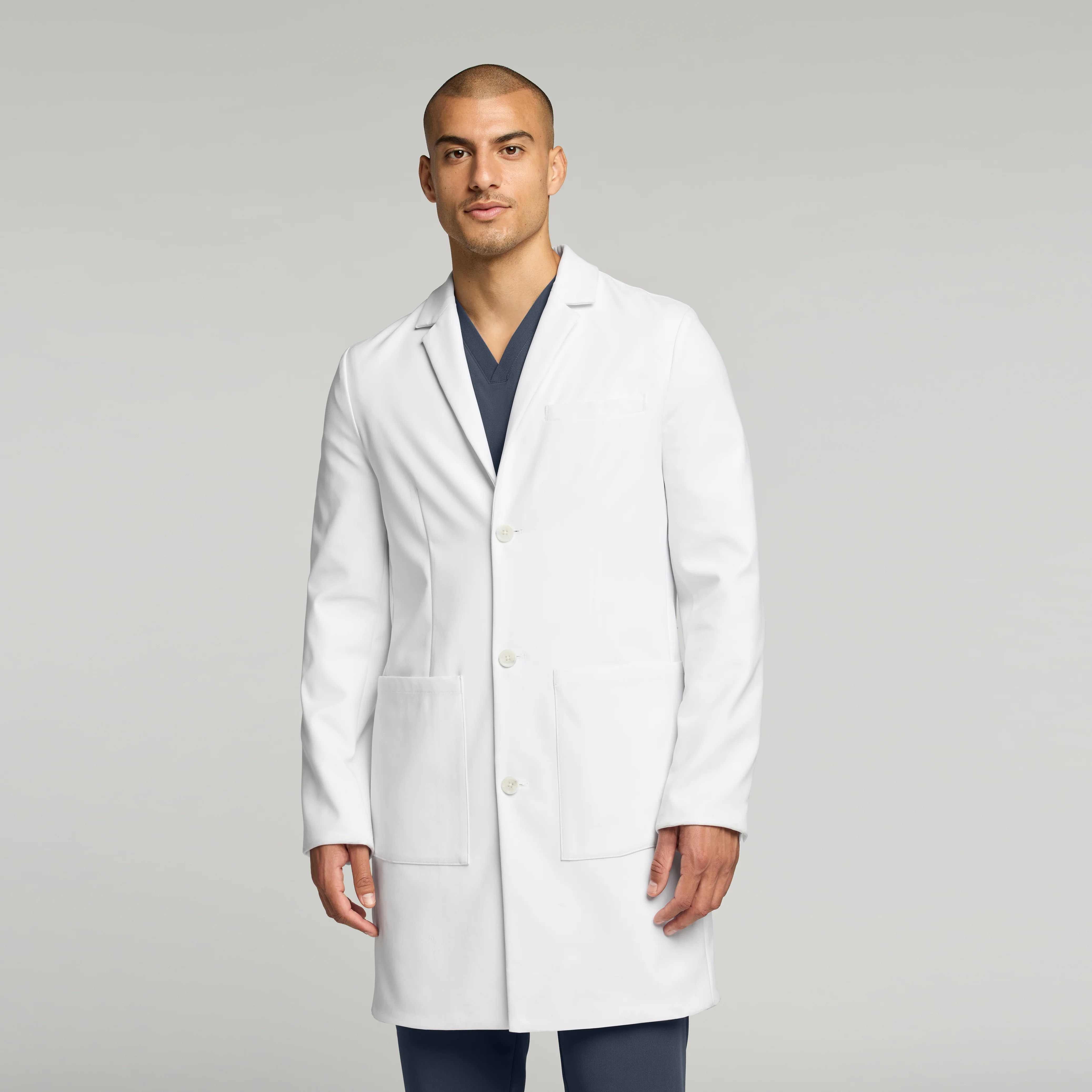 Apex 39" White Coat - White - Image 4