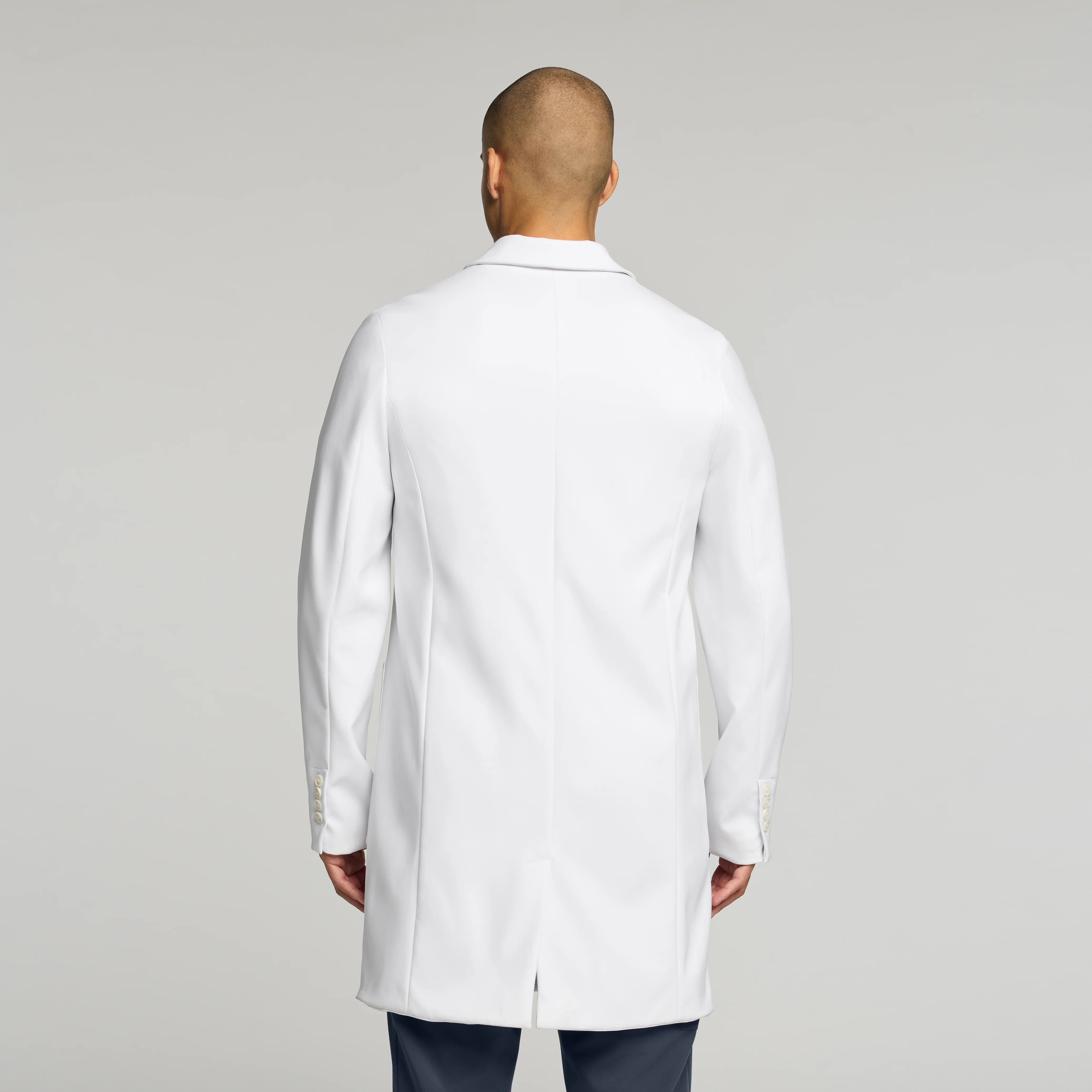 Apex 39" White Coat - White - Image 6