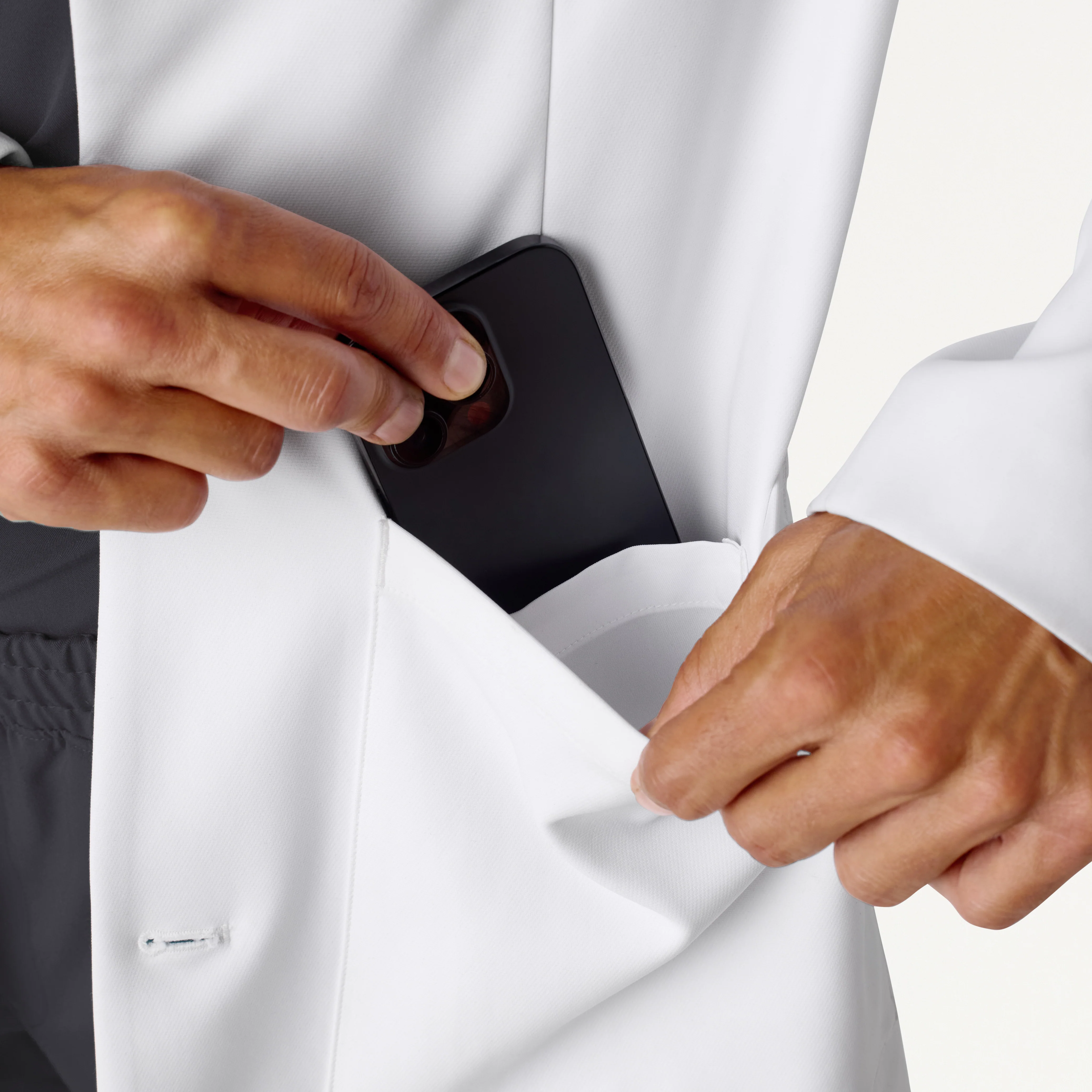 Apex 39" White Coat - White - Image 9