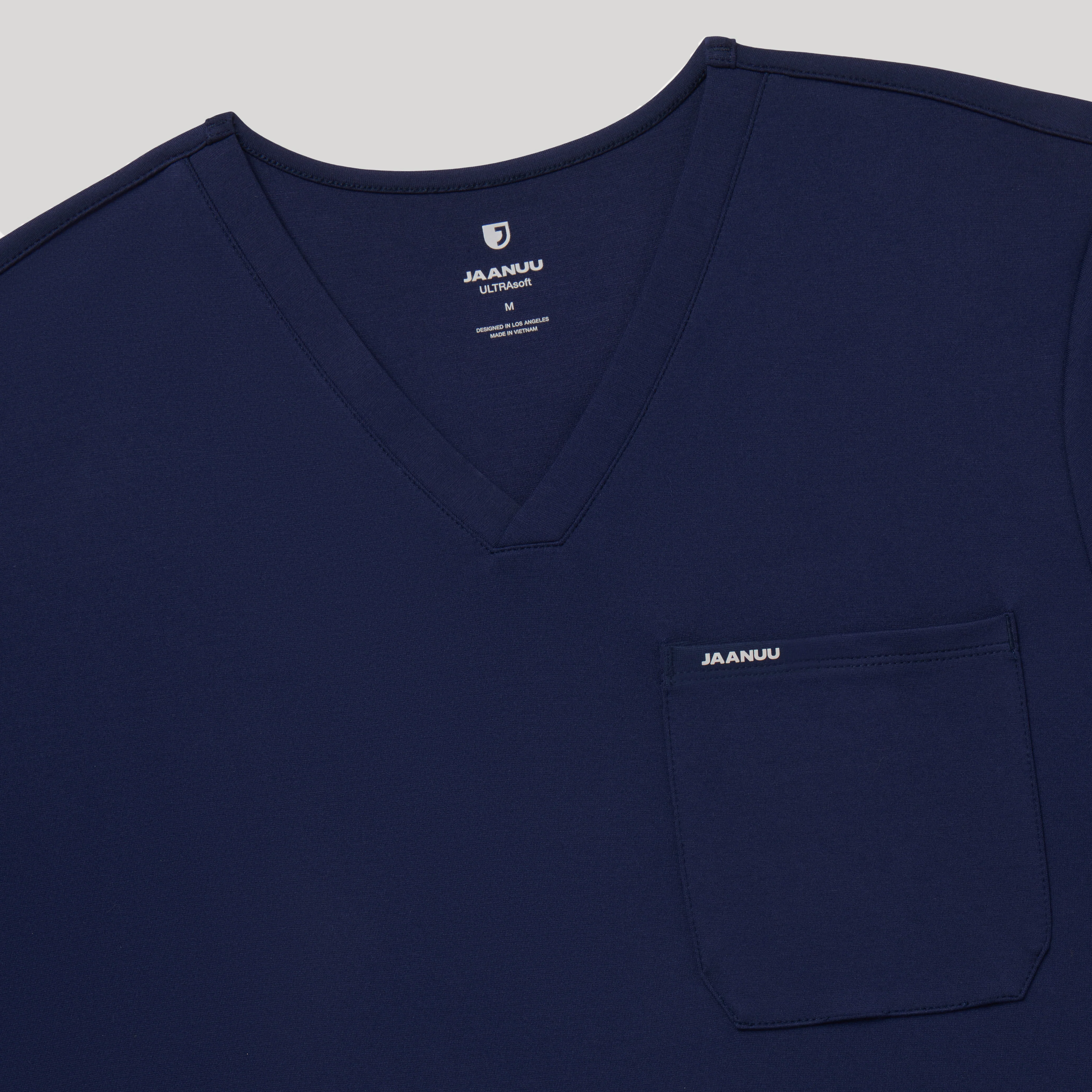 Asher Slim UltraSOFT™ Scrub Top - Midnight Navy - Image 5