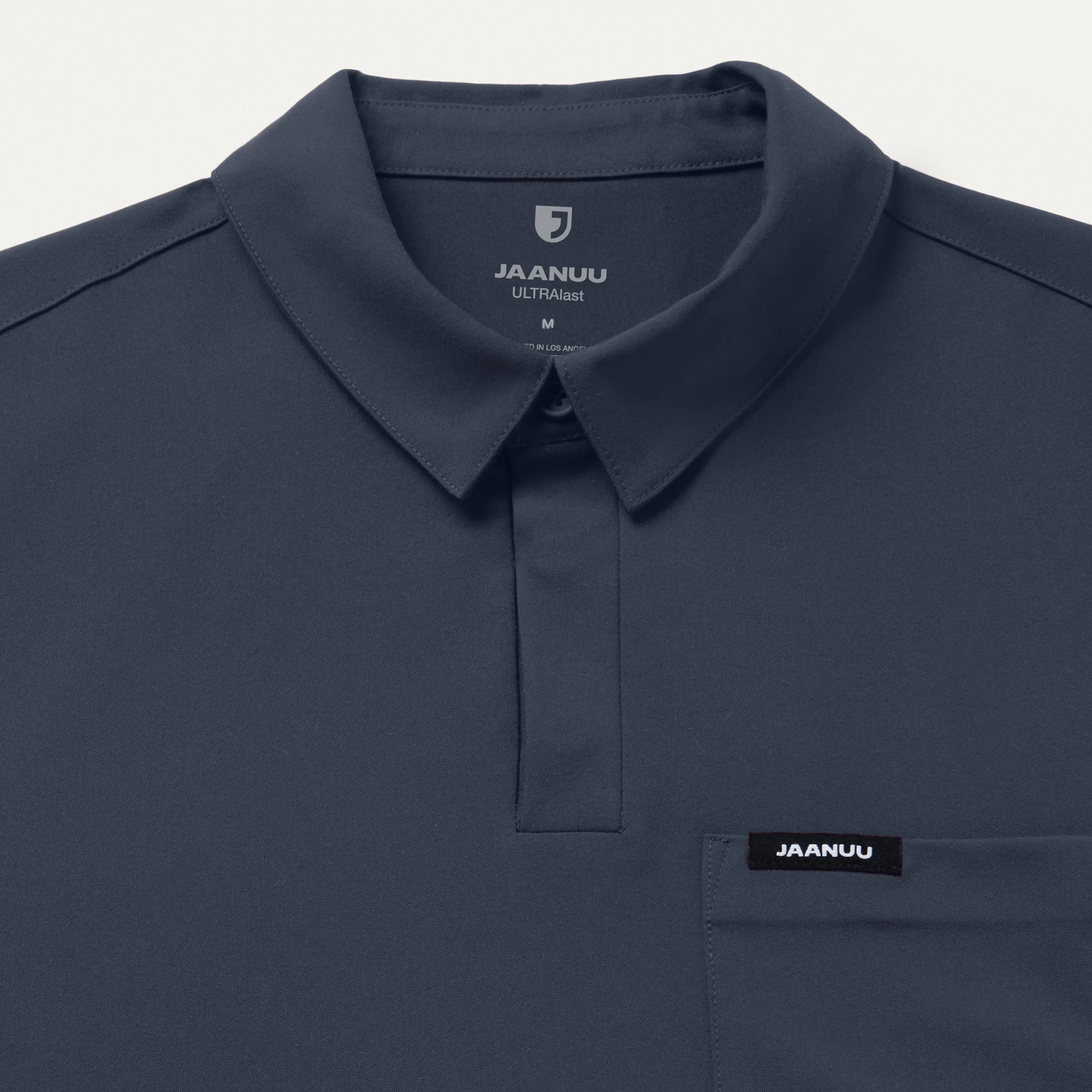 Calderon Polo Scrub Top - Carbon Gray - Image 6