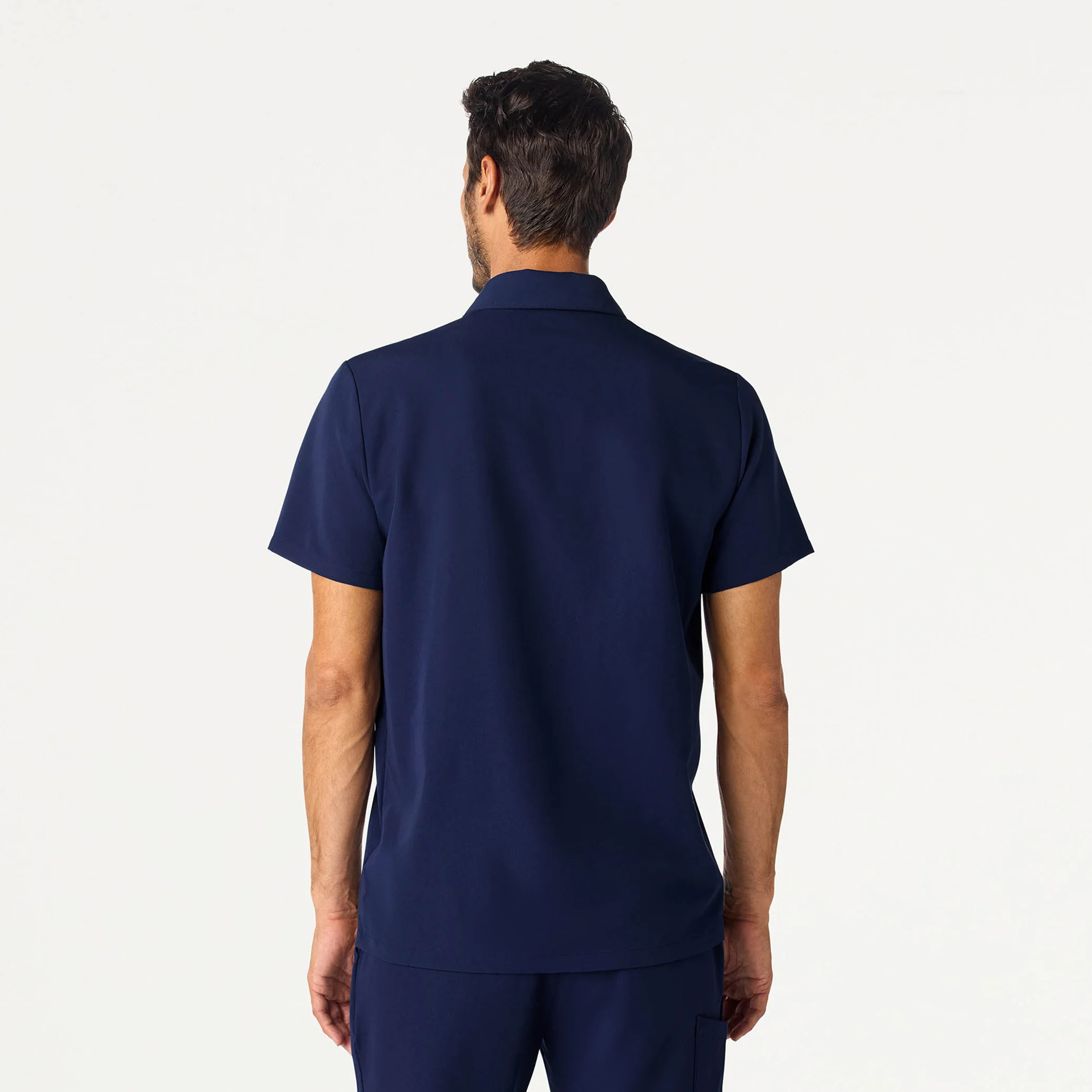Calderon Polo Scrub Top - Midnight Navy - Image 5