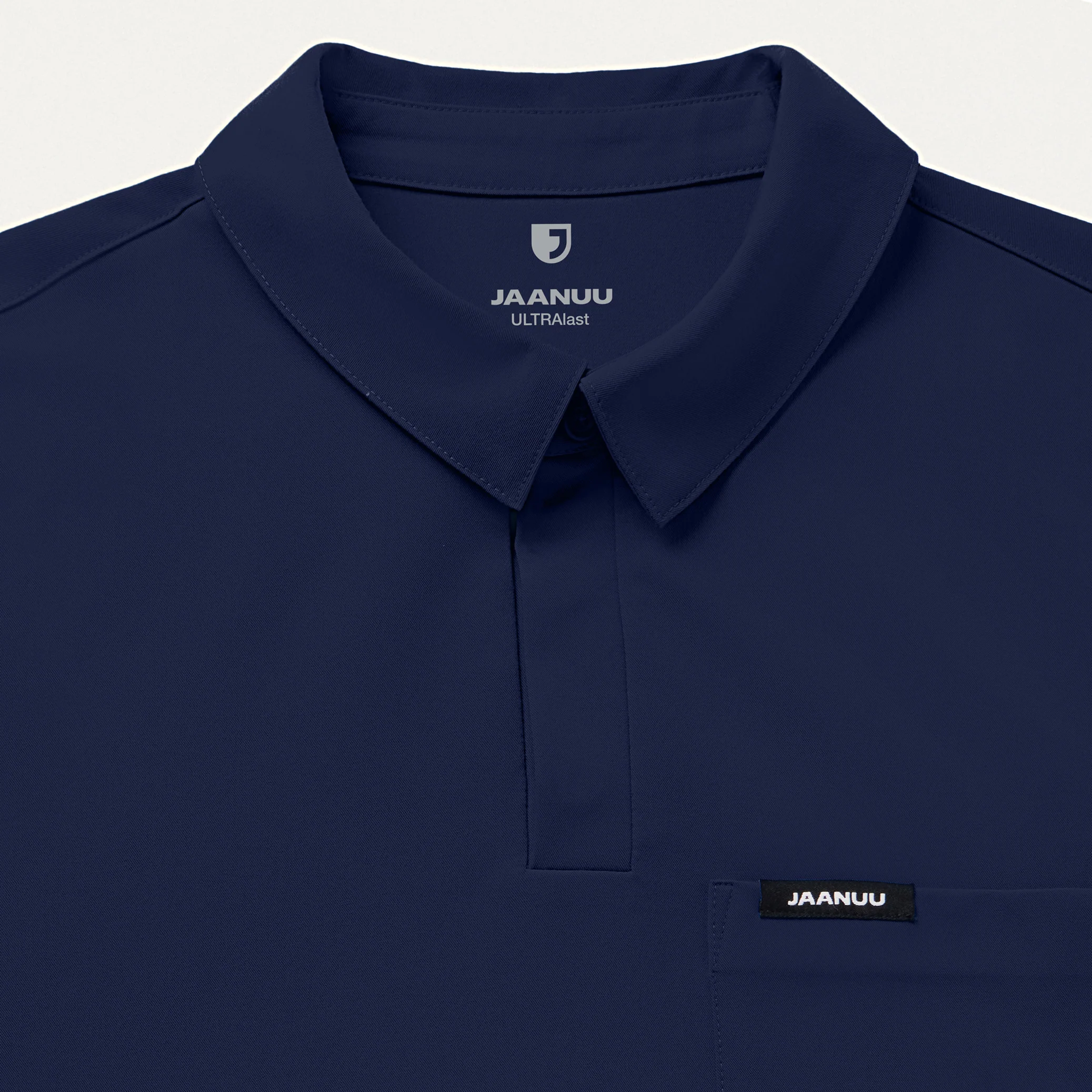 Calderon Polo Scrub Top - Midnight Navy - Image 6