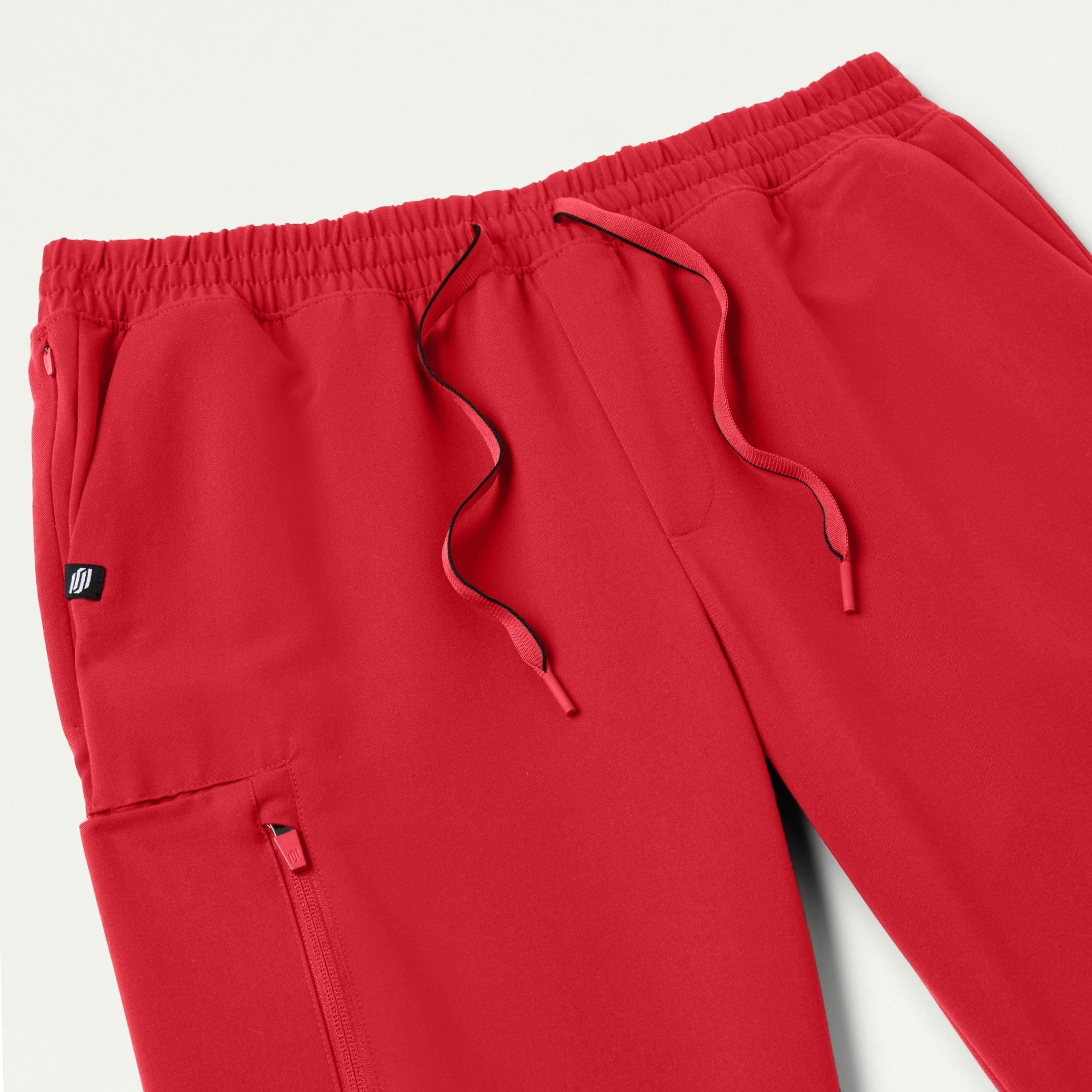 Cobot 8-Pocket Scrub Jogger - Brilliant Red - Image 5