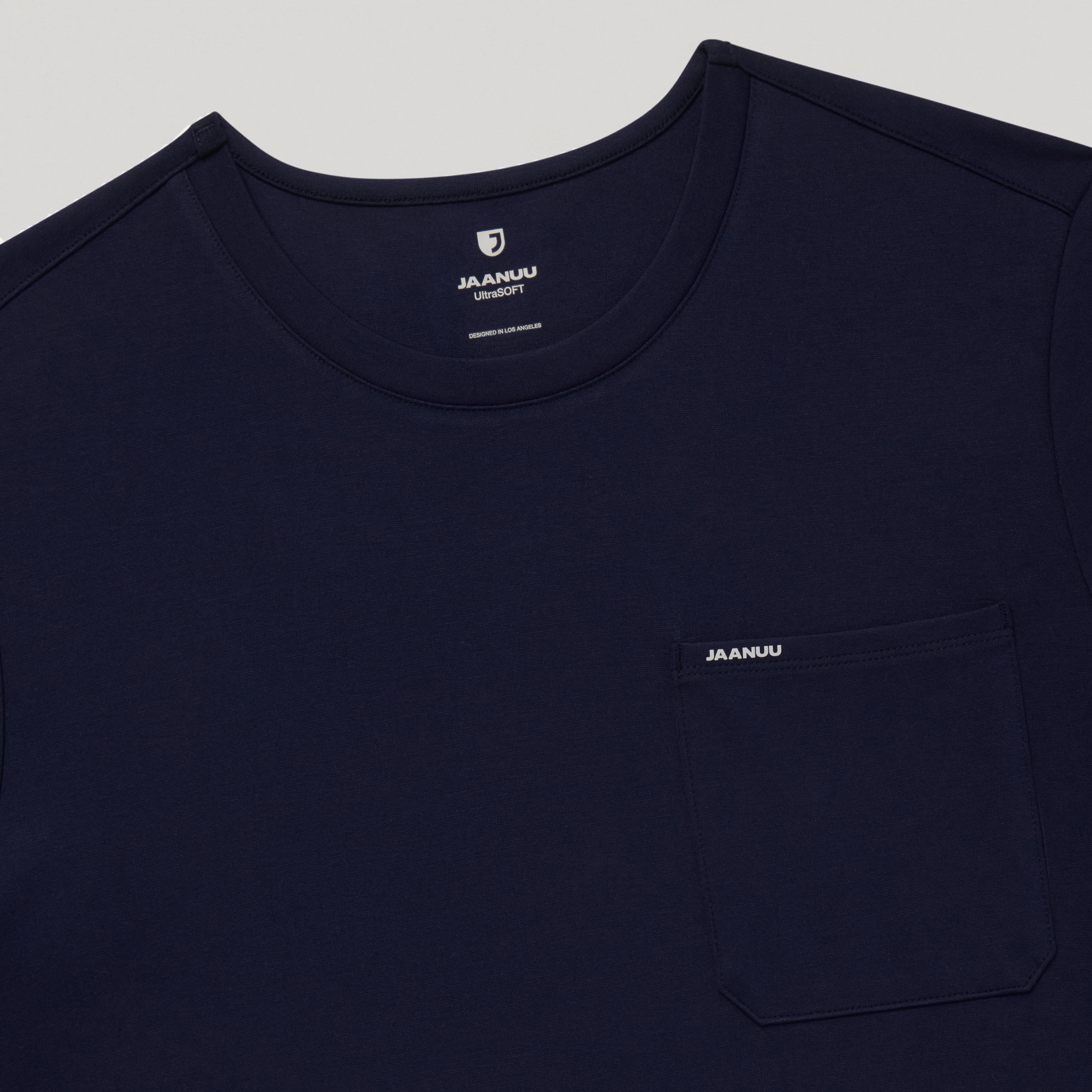 Finn Crewneck UltraSOFT Scrub Top - Midnight Navy - Image 5