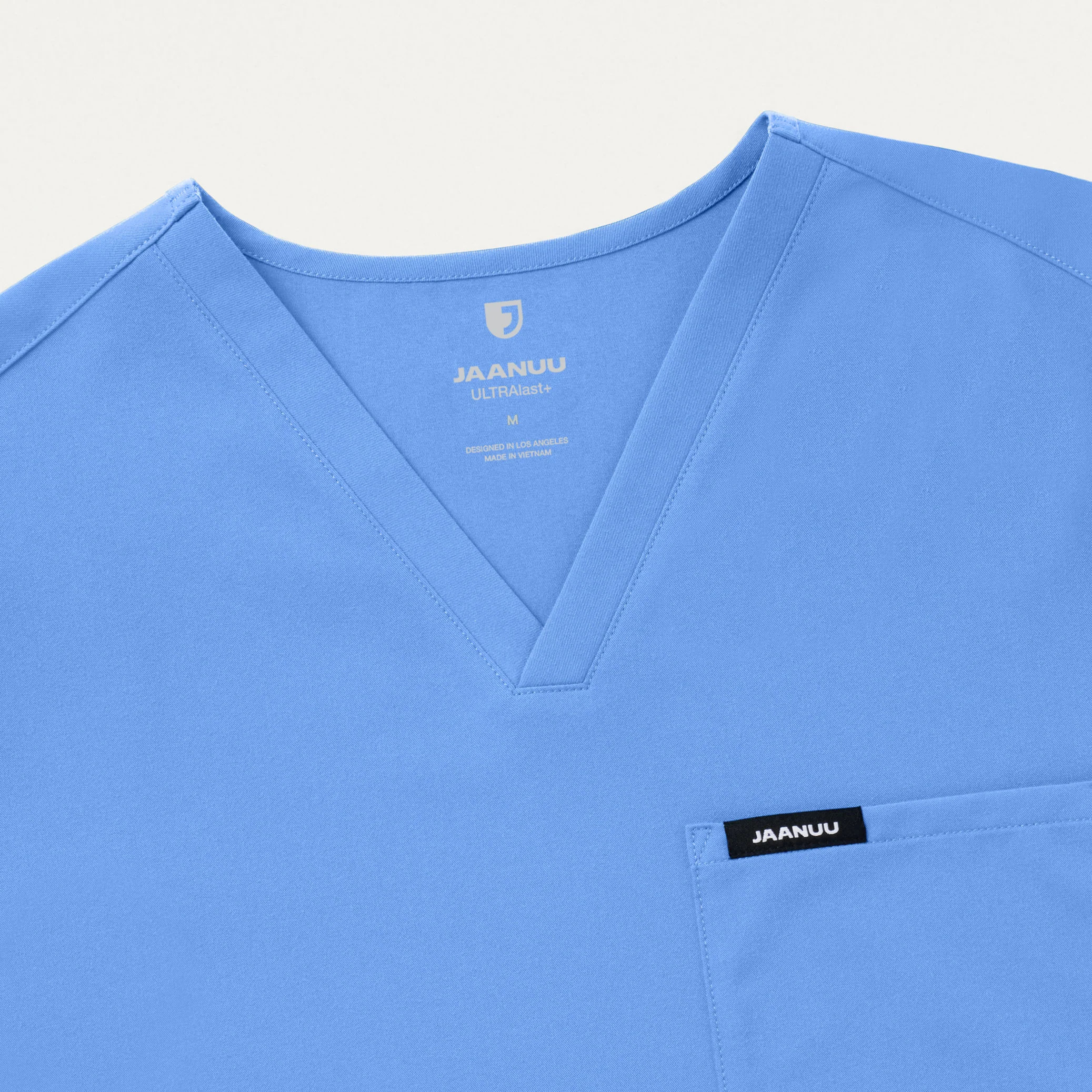 Holmes Everyday 1-Pocket Scrub Top - Ceil Blue - Image 5