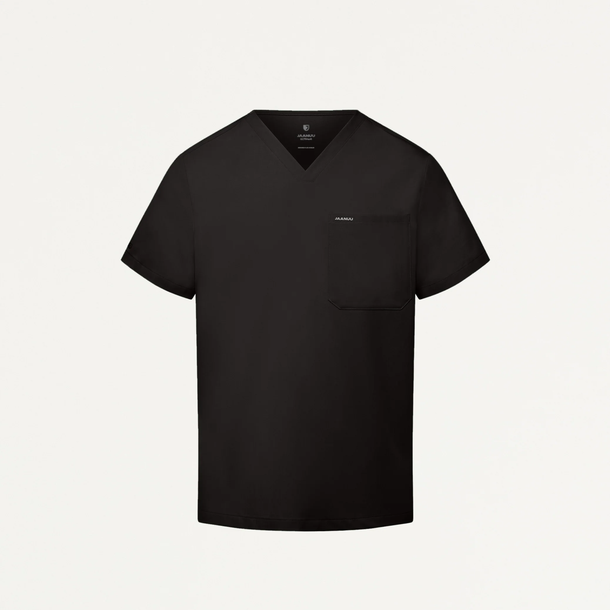 Holmes Everyday 1-Pocket Scrub Top - Charcoal - Image 2