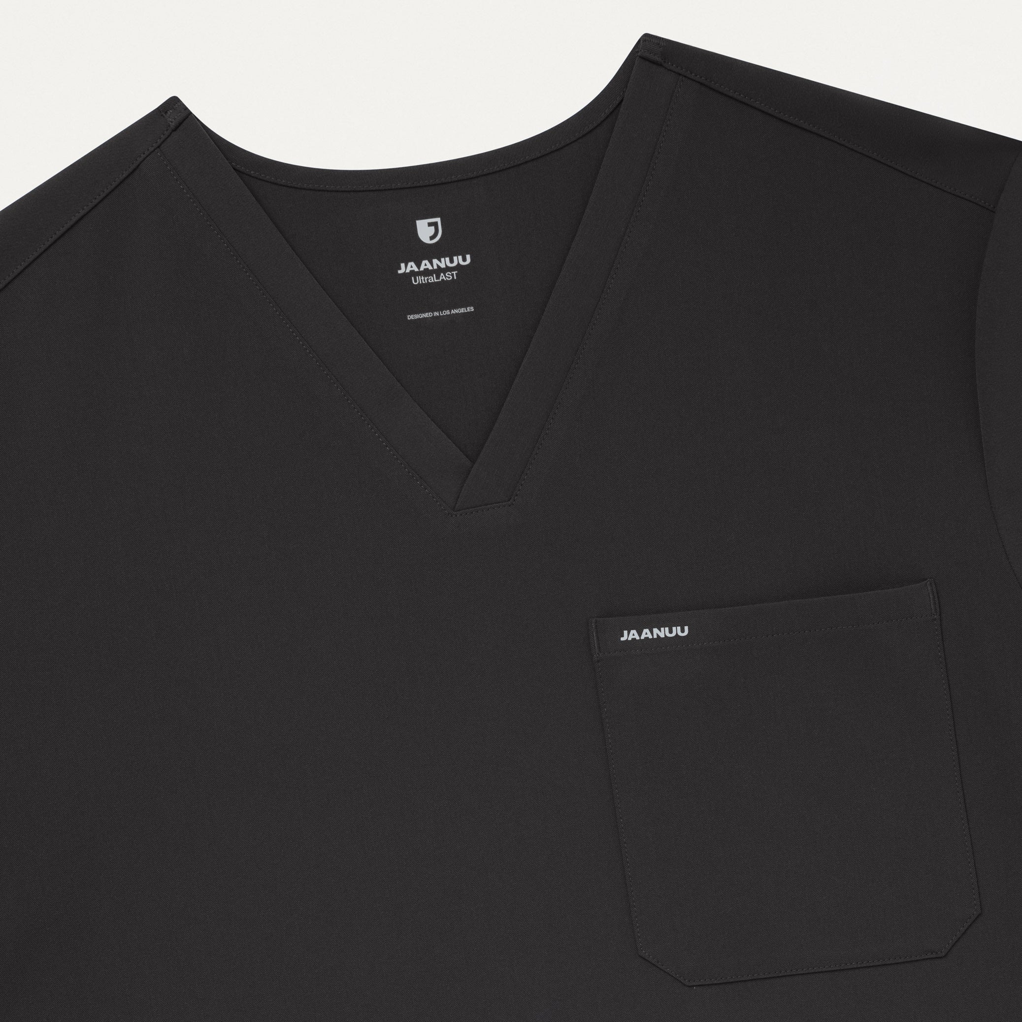 Holmes Everyday 1-Pocket Scrub Top - Charcoal - Image 6