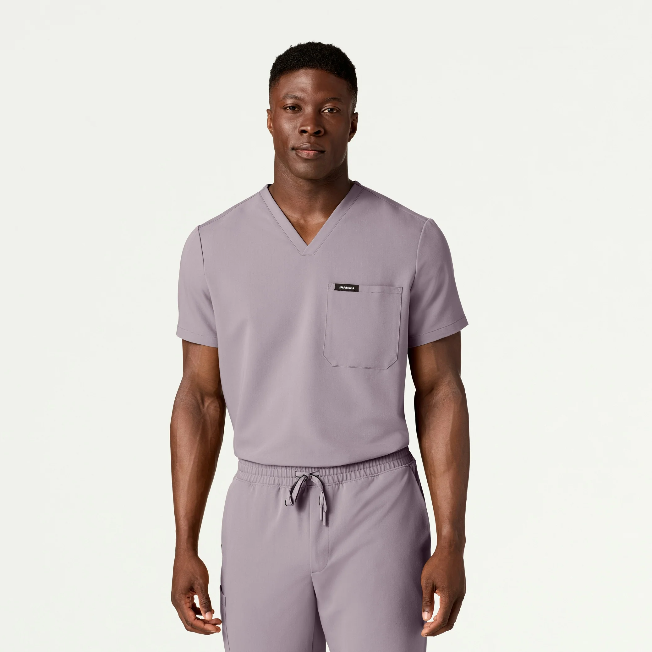 Holmes Everyday 1-Pocket Scrub Top - Chrome