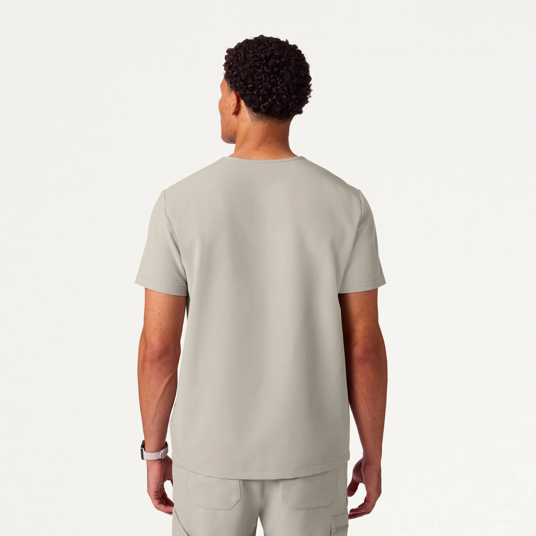 Holmes Everyday 1-Pocket Scrub Top - Fog - Image 4