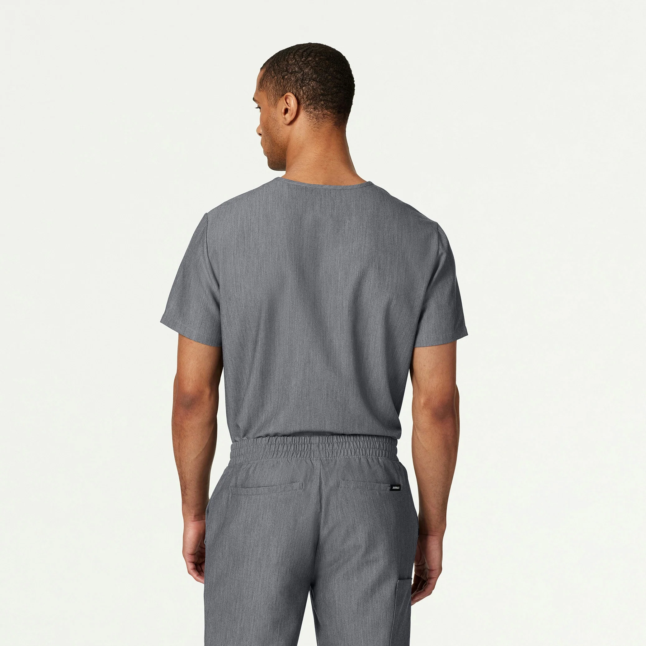 Holmes Everyday 1-Pocket Scrub Top - Heather Gray - Image 4