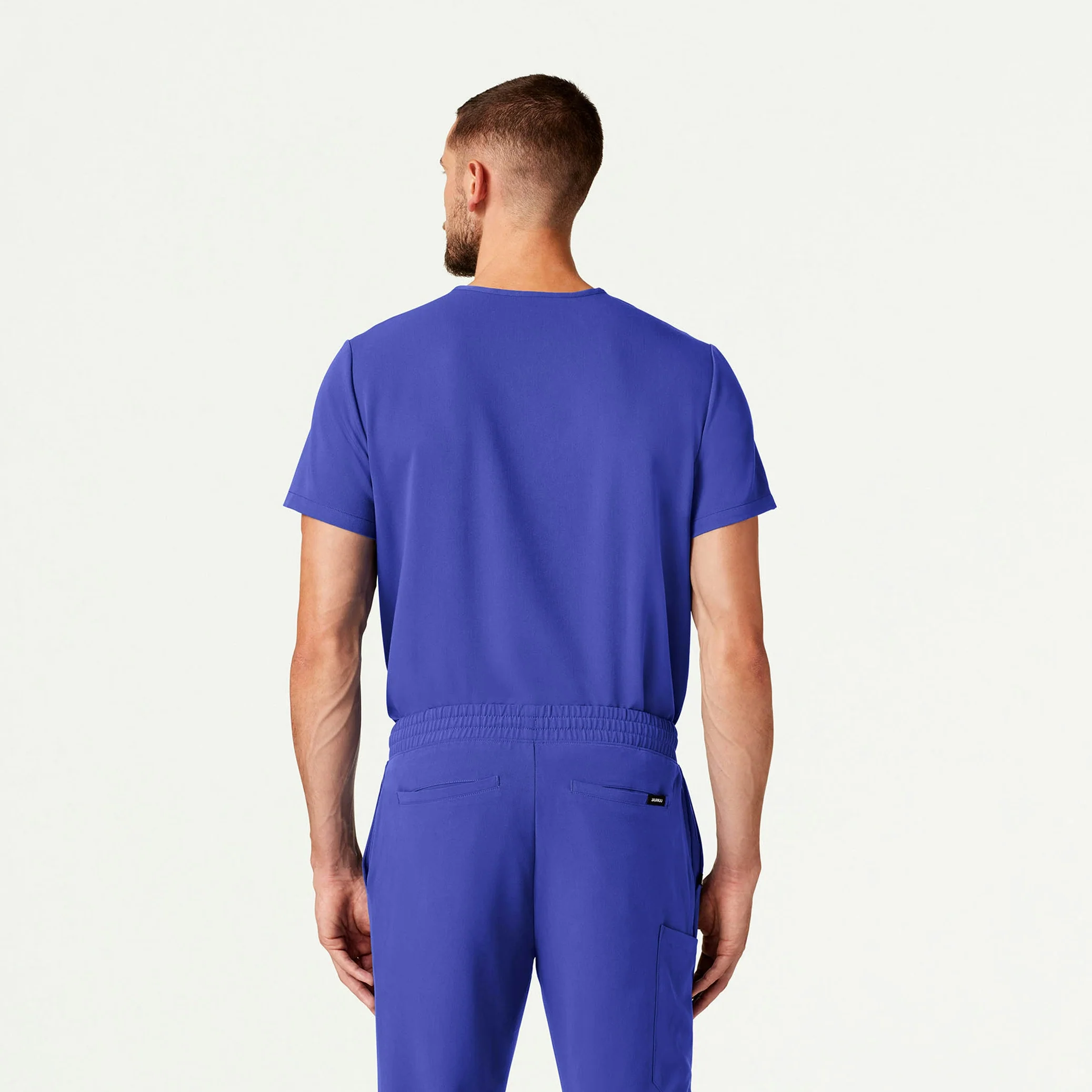 Holmes Everyday 1-Pocket Scrub Top - Moon Blue - Image 4