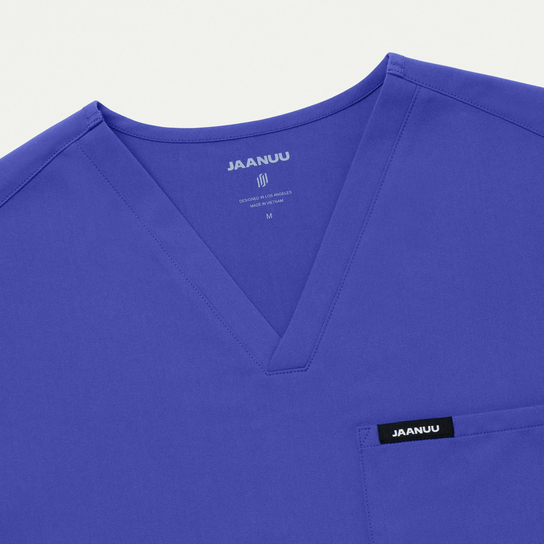 Holmes Everyday 1-Pocket Scrub Top - Moon Blue - Image 5