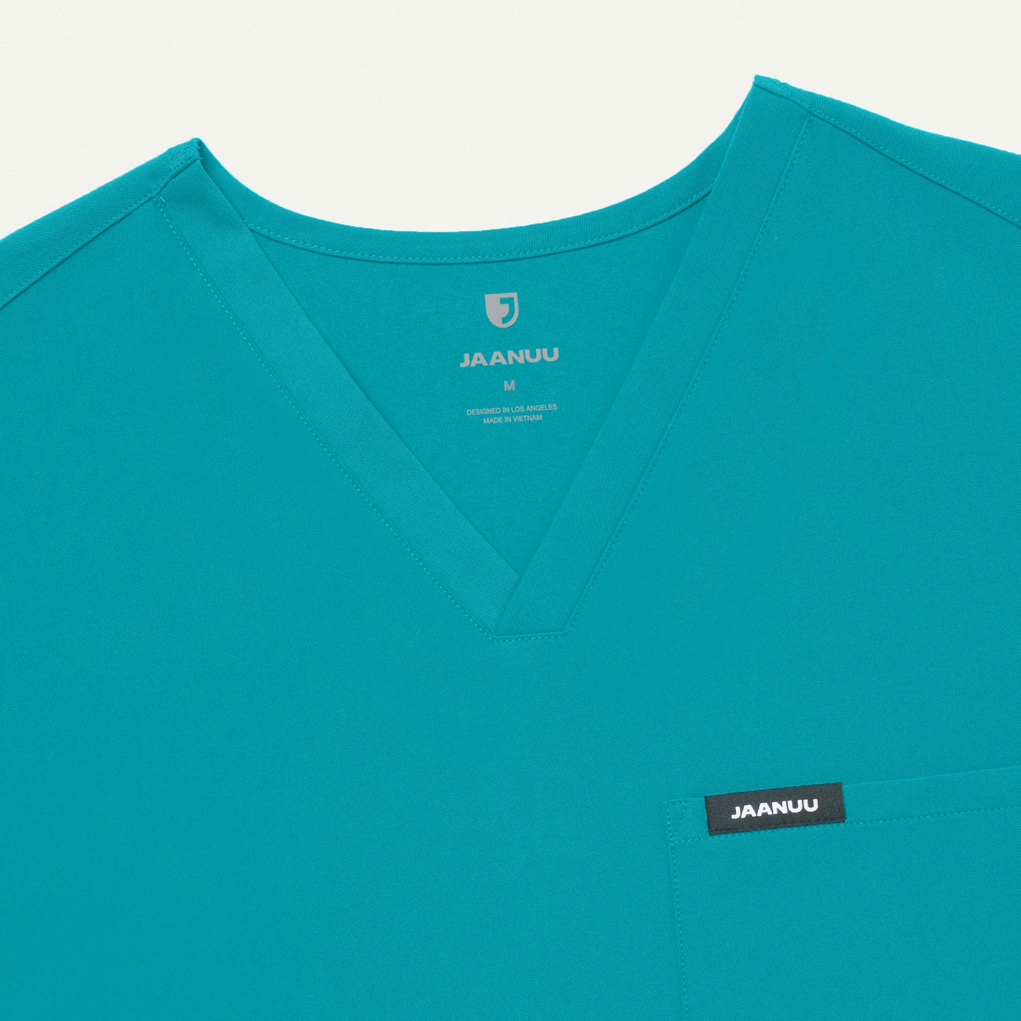 Holmes Everyday 1-Pocket Scrub Top - Teal - Image 5