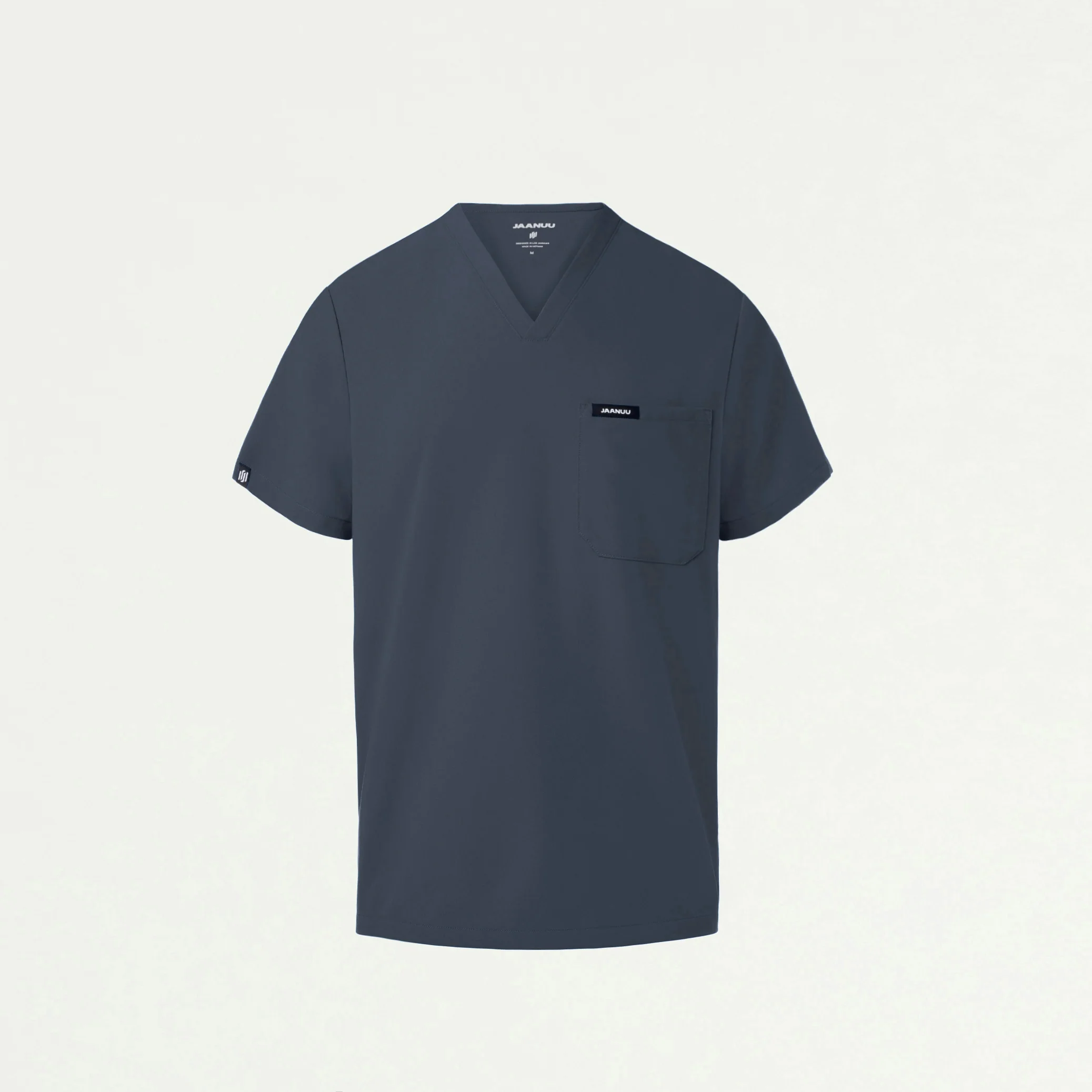 Holmes Slim Everyday 1-Pocket Scrub Top - Carbon Gray - Image 2