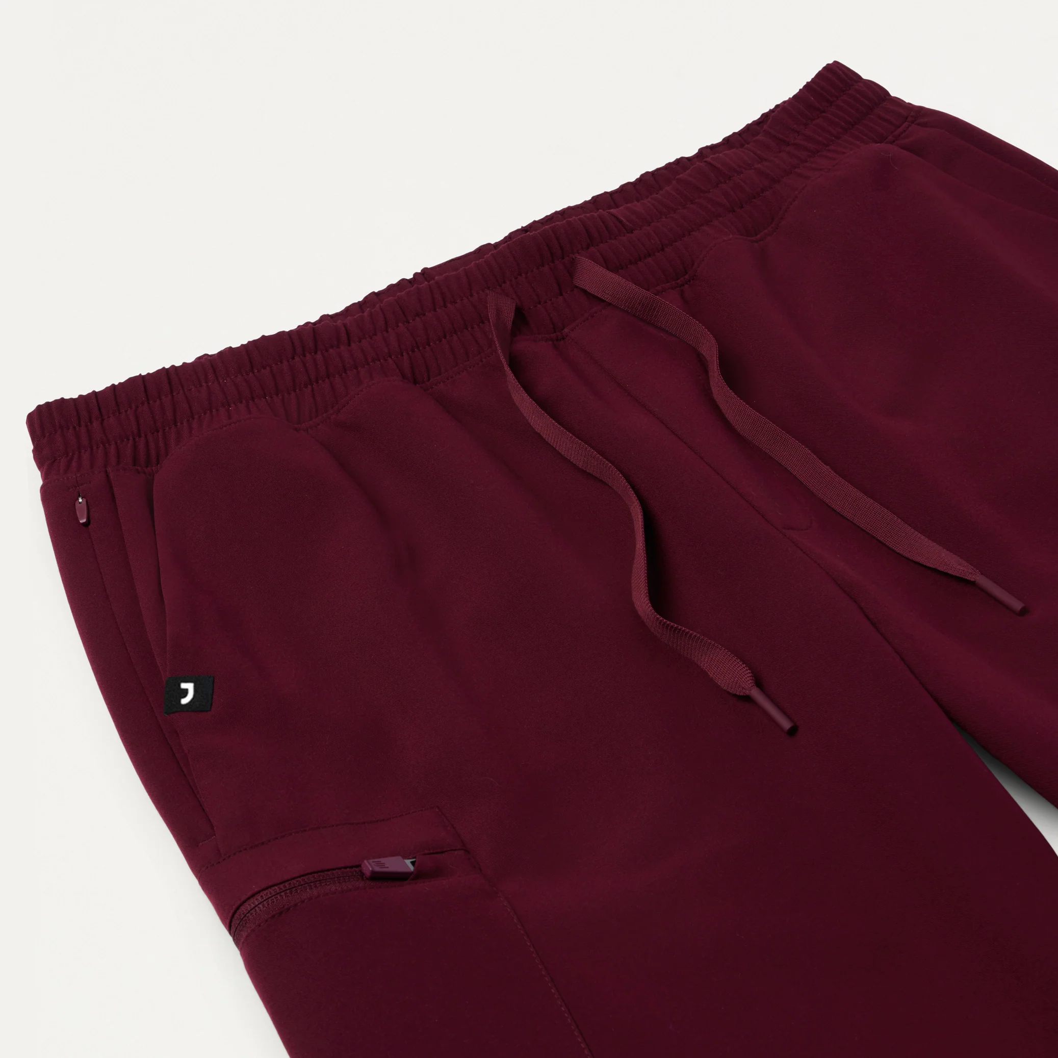 Osmo 8-Pocket Scrub Jogger - Burgundy - Image 5