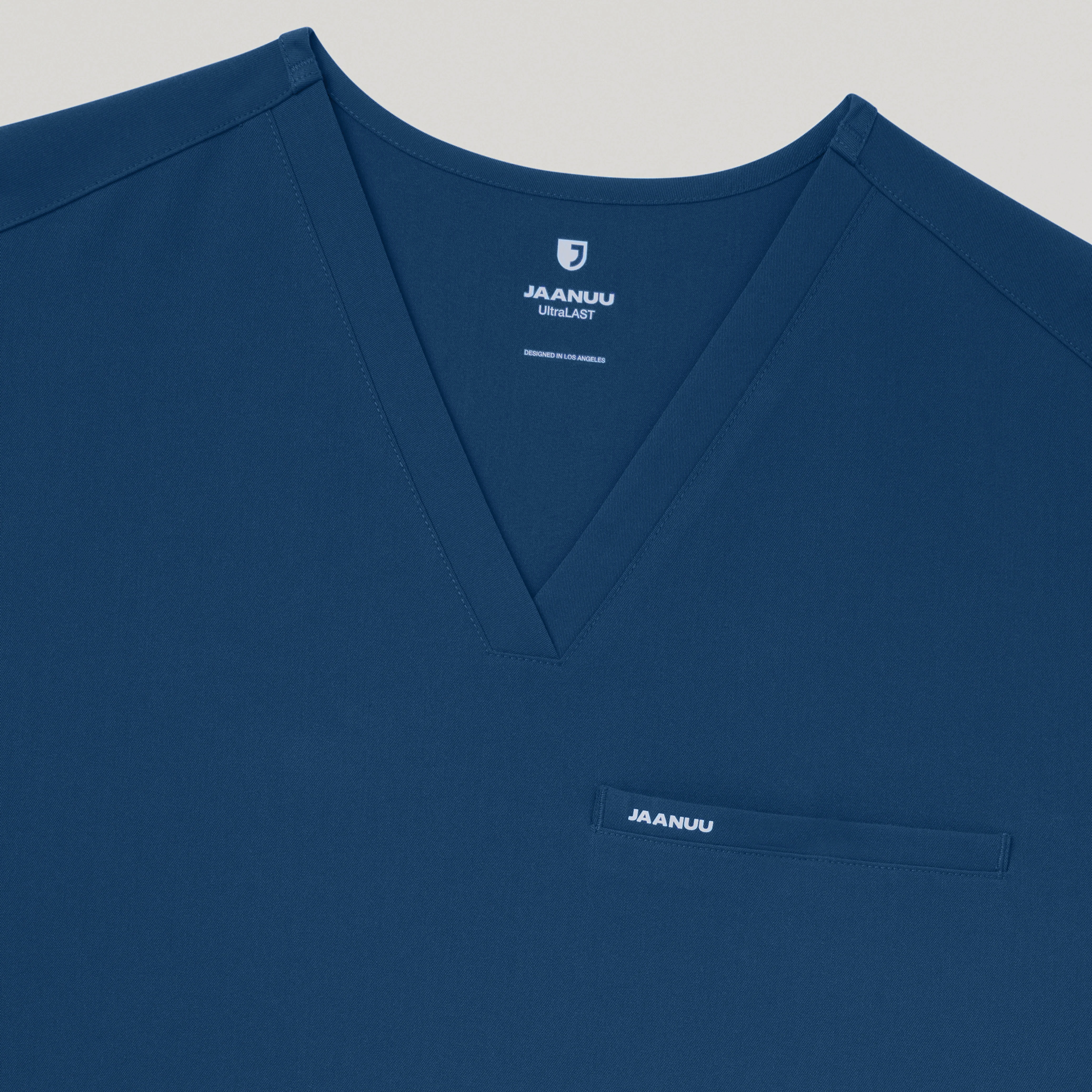 Platt 3-Pocket Scrub Top - Ocean - Image 5