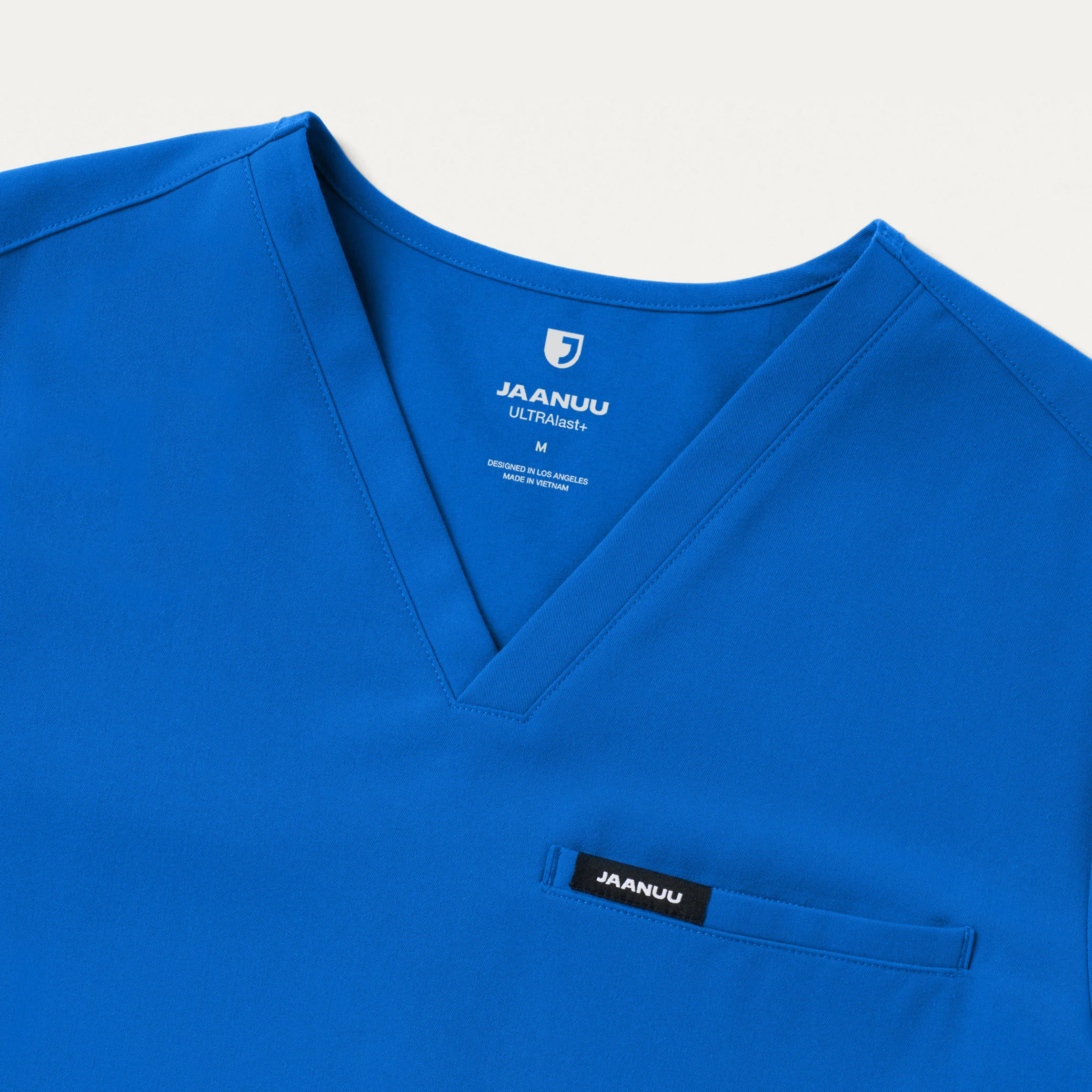 Platt 3-Pocket Scrub Top - Royal Blue - Image 4