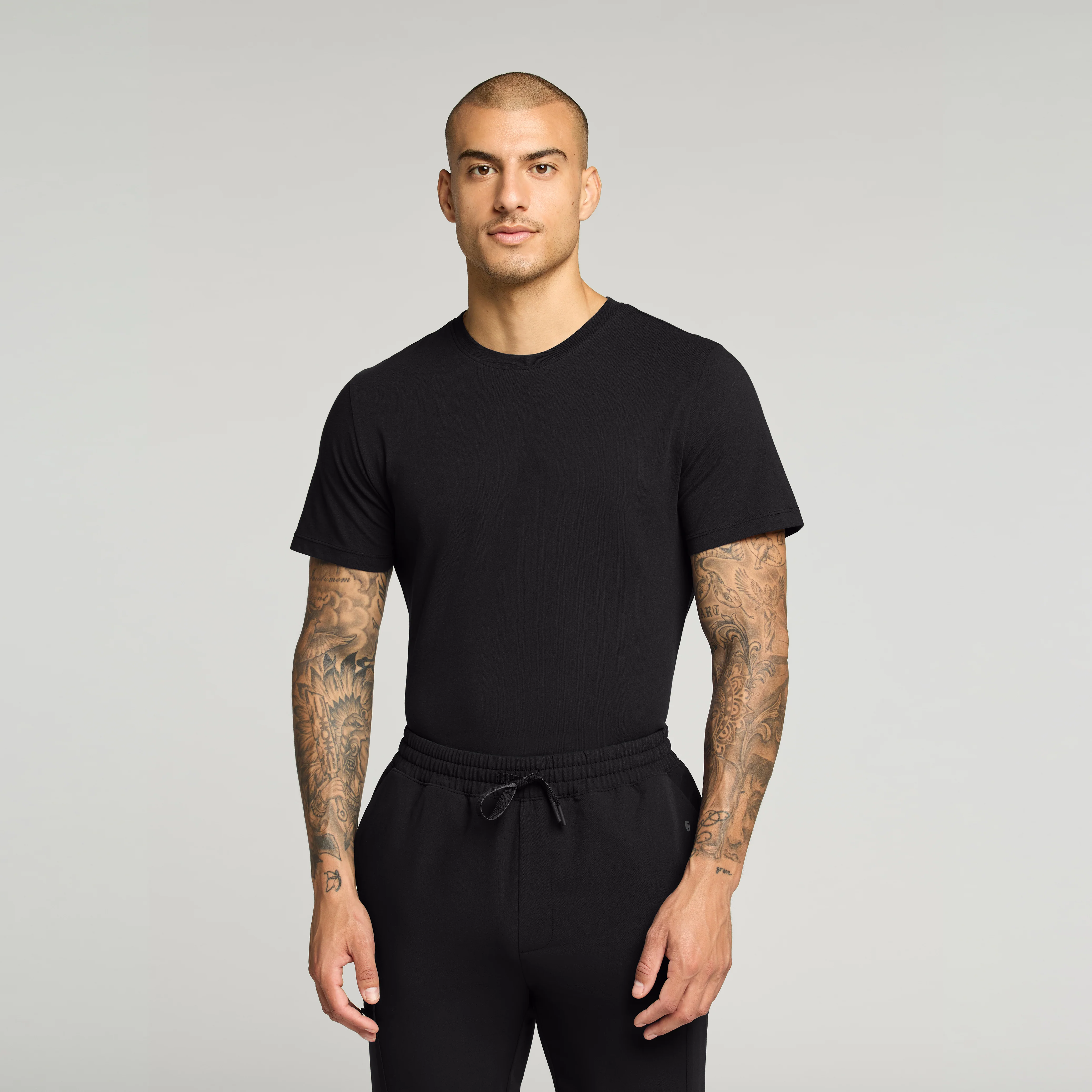 Regenˣ Short-Sleeve Cotton Underscrub - Black - Image 2