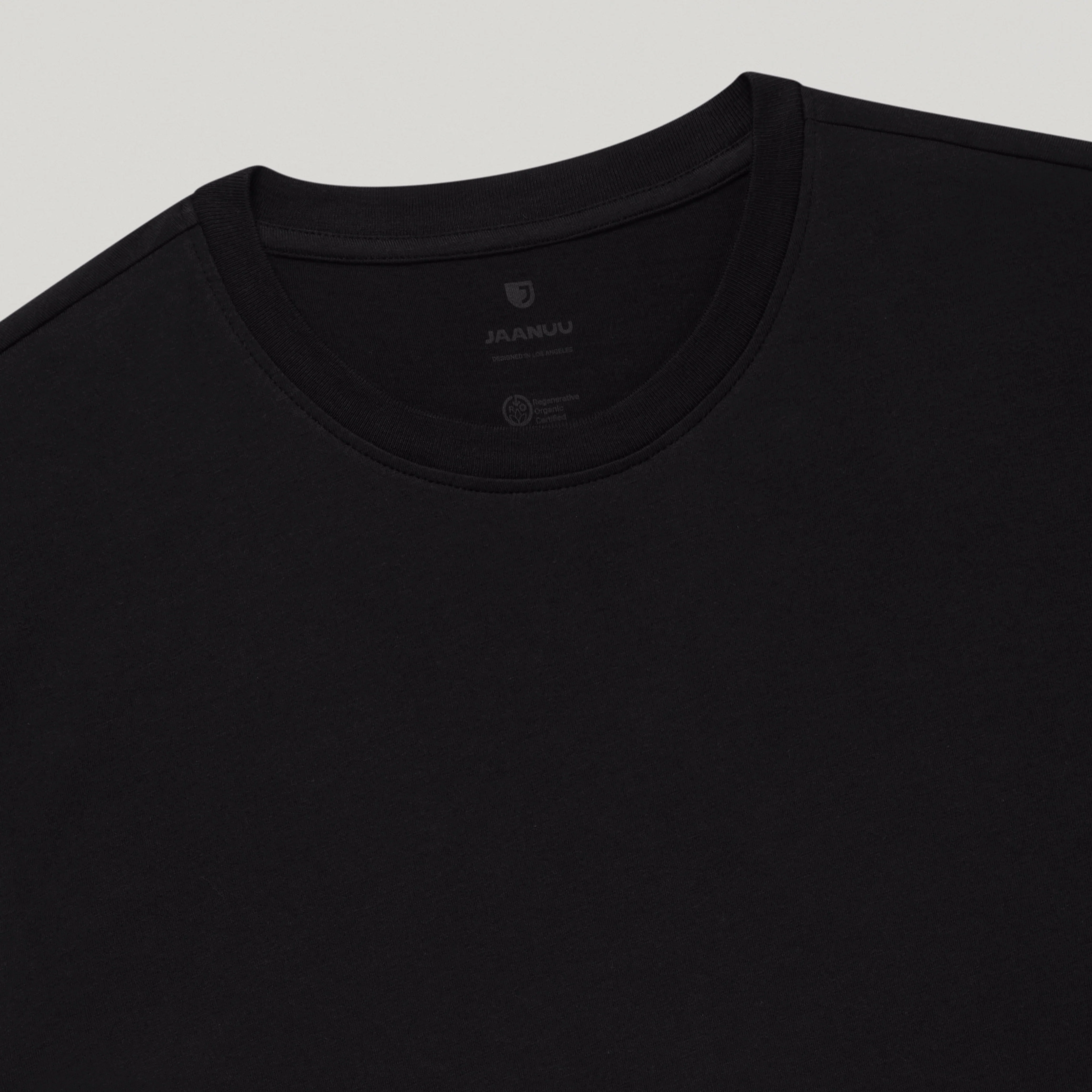 Regenˣ Short-Sleeve Cotton Underscrub - Black - Image 5