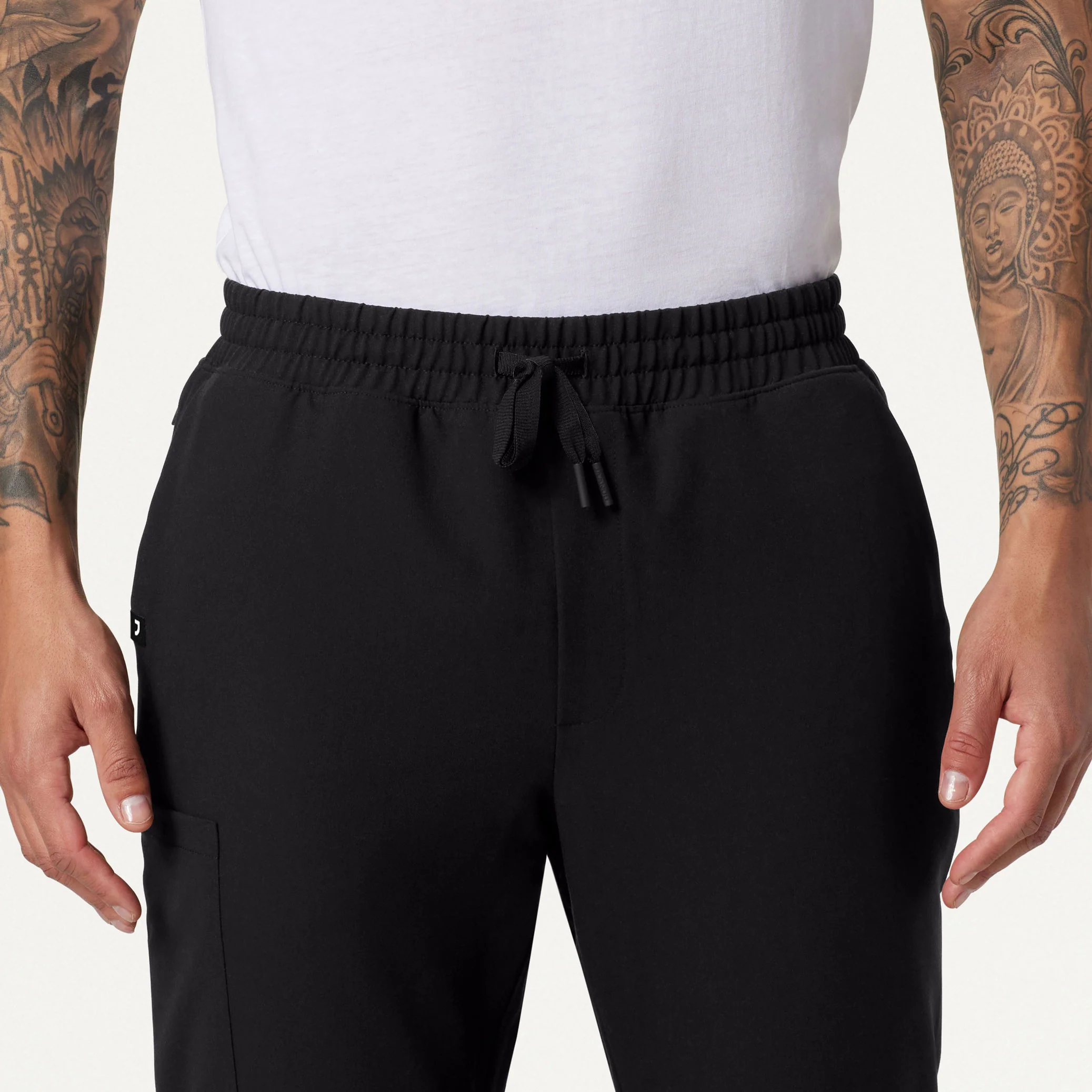 Rhodes Everyday Straight-Leg Scrub Pant - Black - Image 5