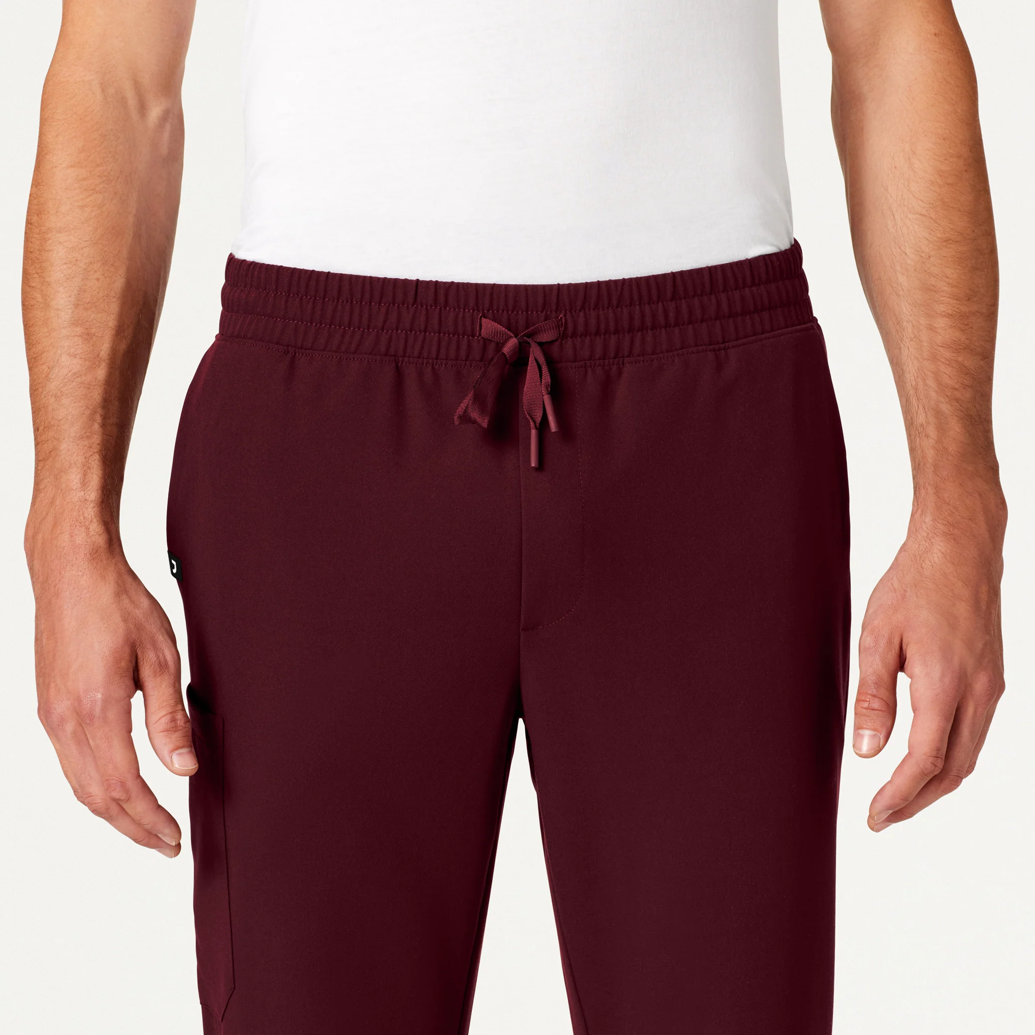 Rhodes Everyday Straight-Leg Scrub Pant - Burgundy - Image 6