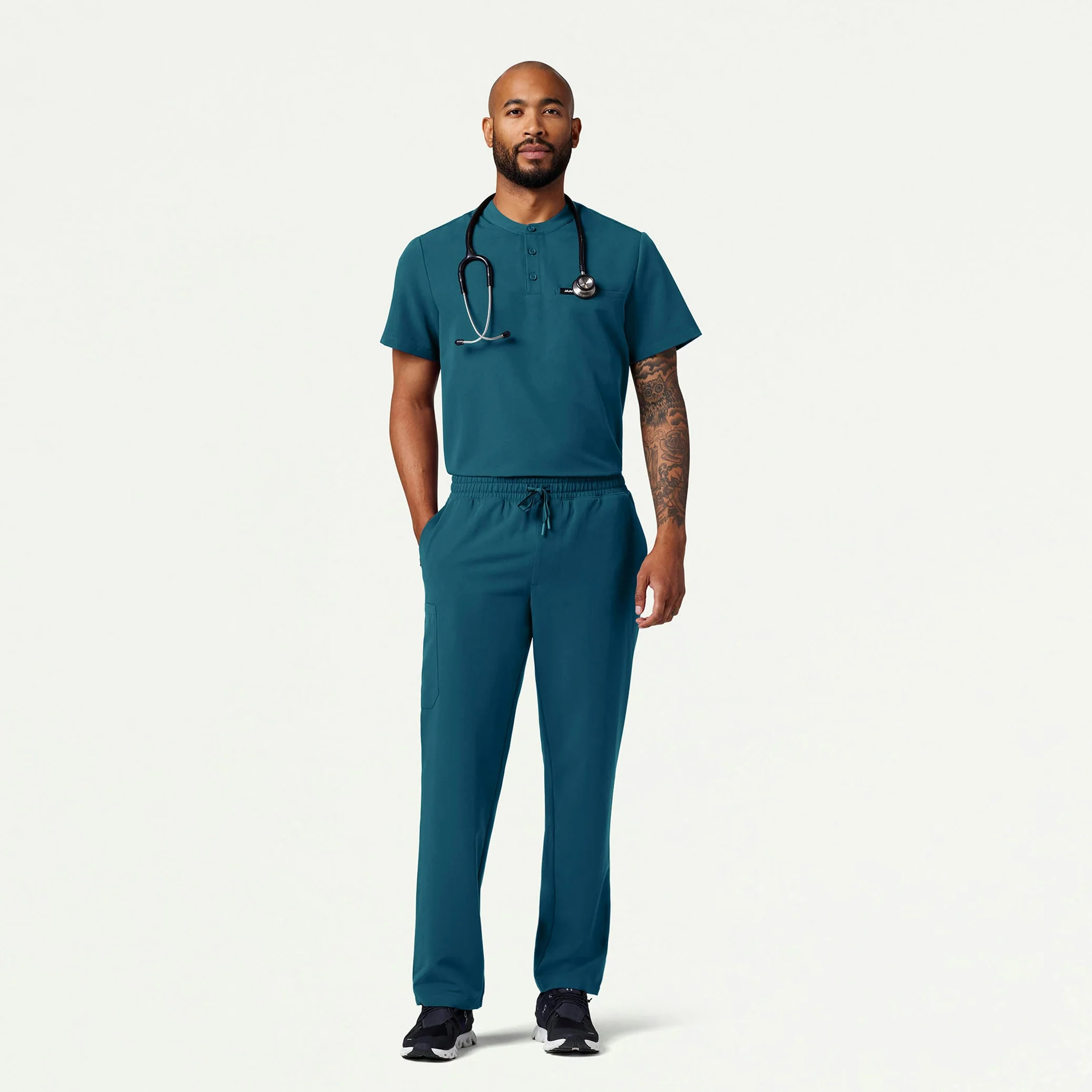Rhodes Everyday Straight-Leg Scrub Pant - Caribbean Blue - Image 3