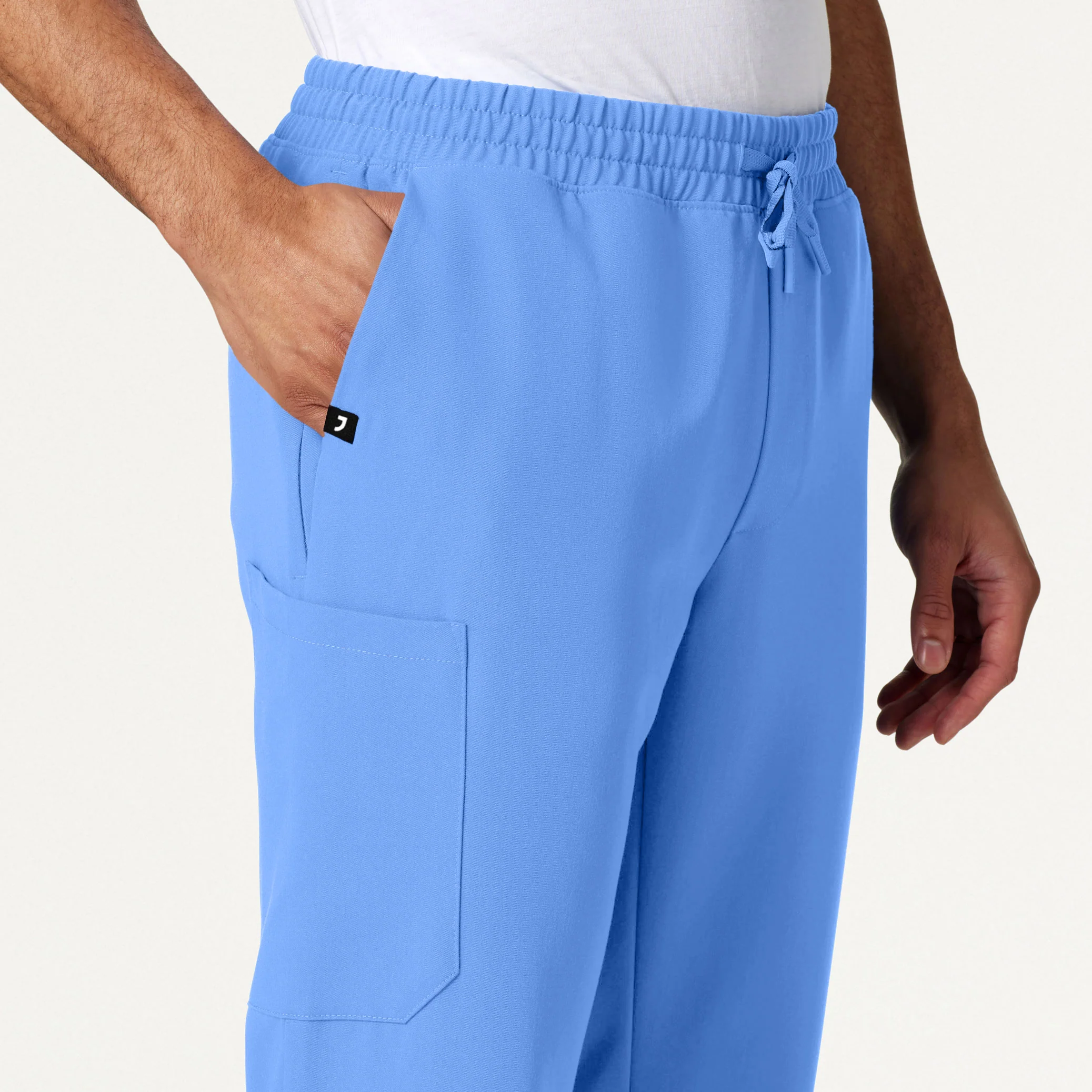 Rhodes Everyday Straight-Leg Scrub Pant - Ceil Blue - Image 5