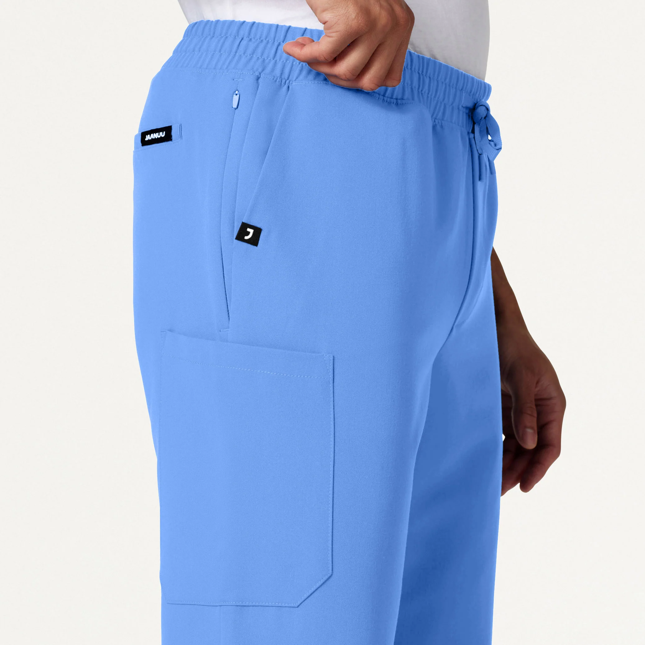 Rhodes Everyday Straight-Leg Scrub Pant - Ceil Blue - Image 7