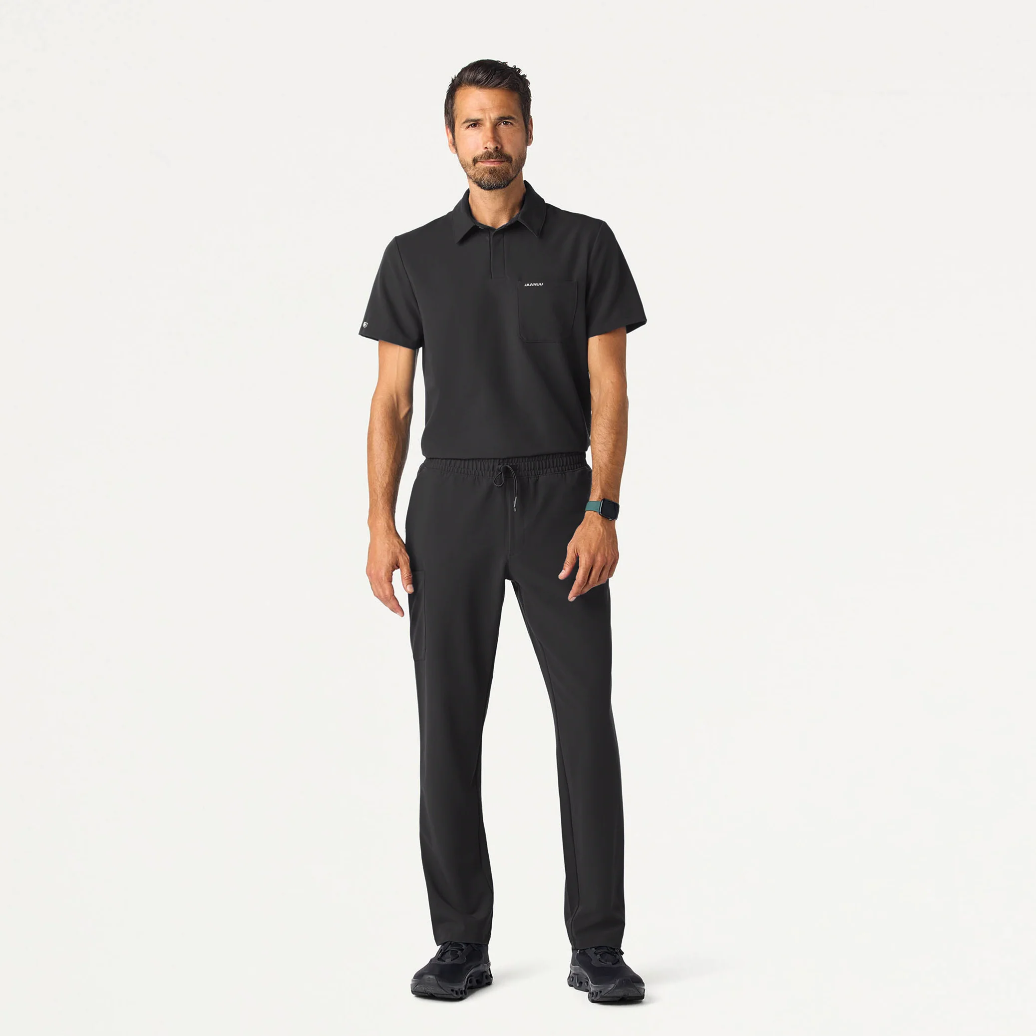 Rhodes Everyday Straight-Leg Scrub Pant - Charcoal - Image 2