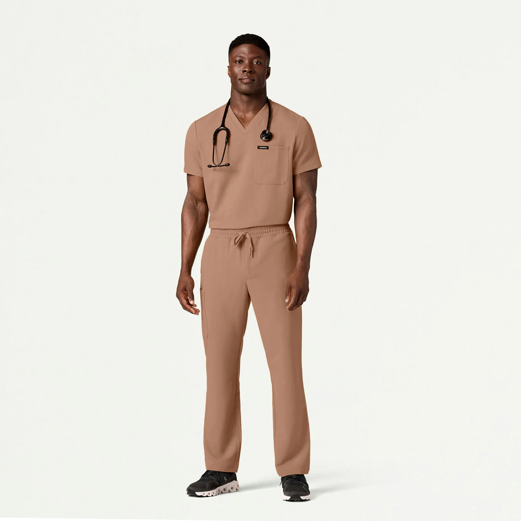 Rhodes Everyday Straight-Leg Scrub Pant - Clay - Image 3