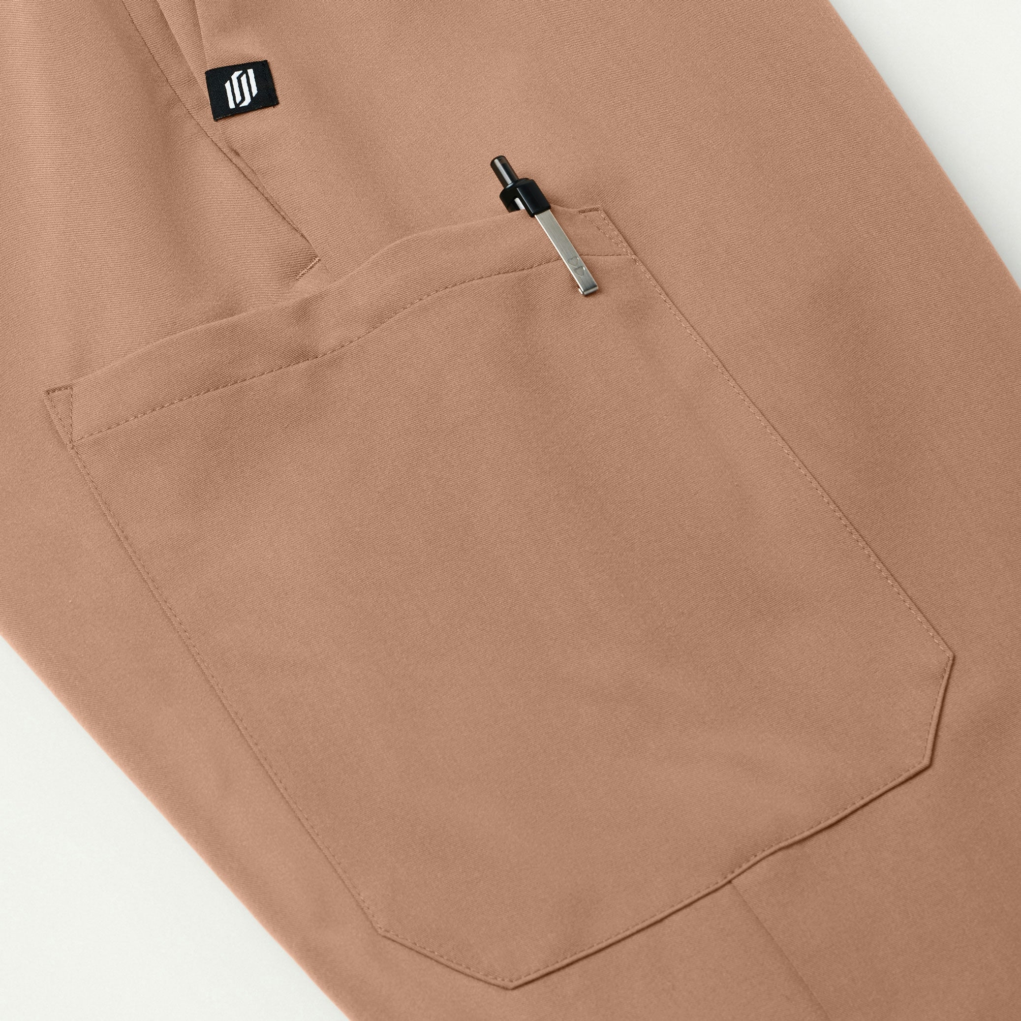 Rhodes Everyday Straight-Leg Scrub Pant - Clay - Image 6