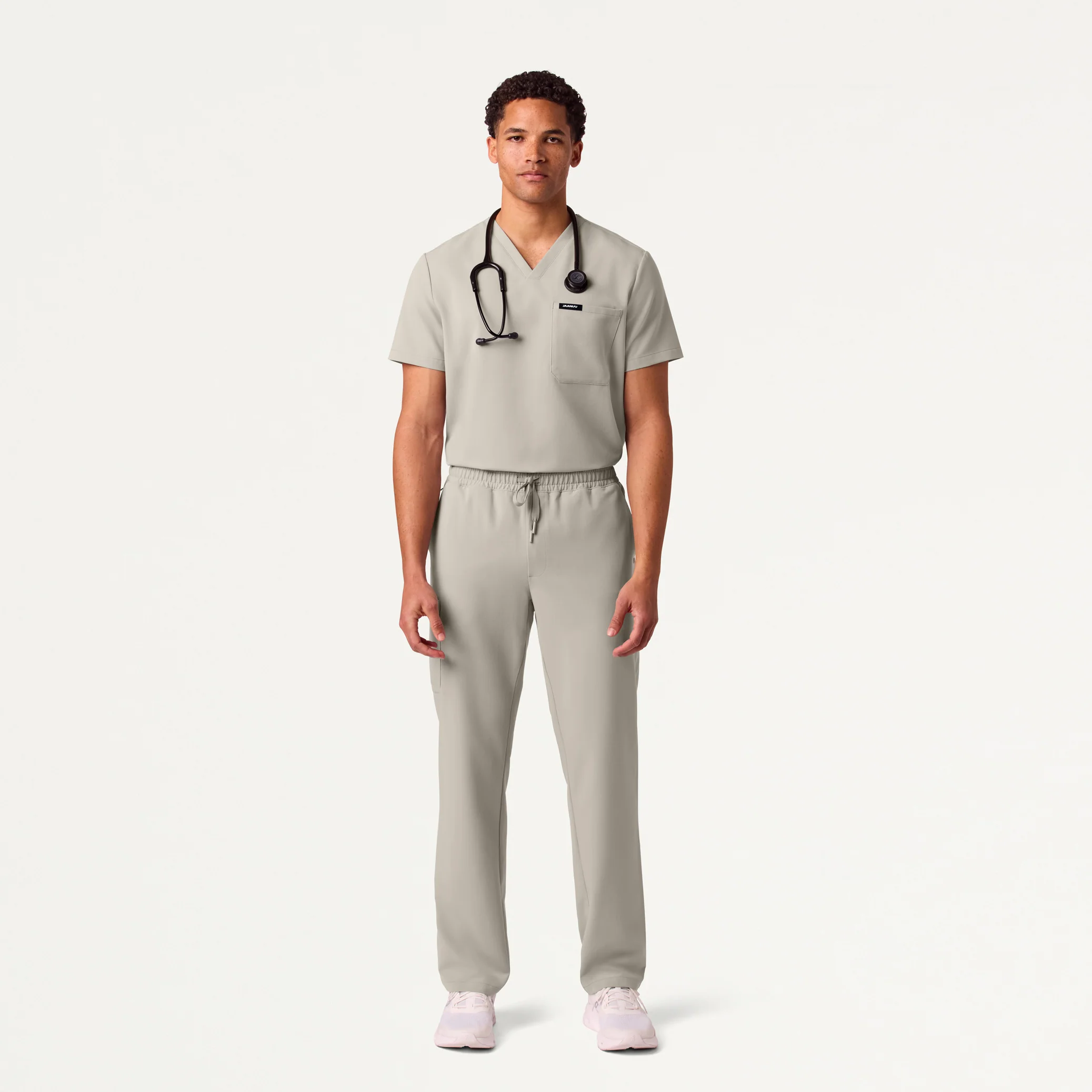 Rhodes Everyday Straight-Leg Scrub Pant - Fog - Image 3