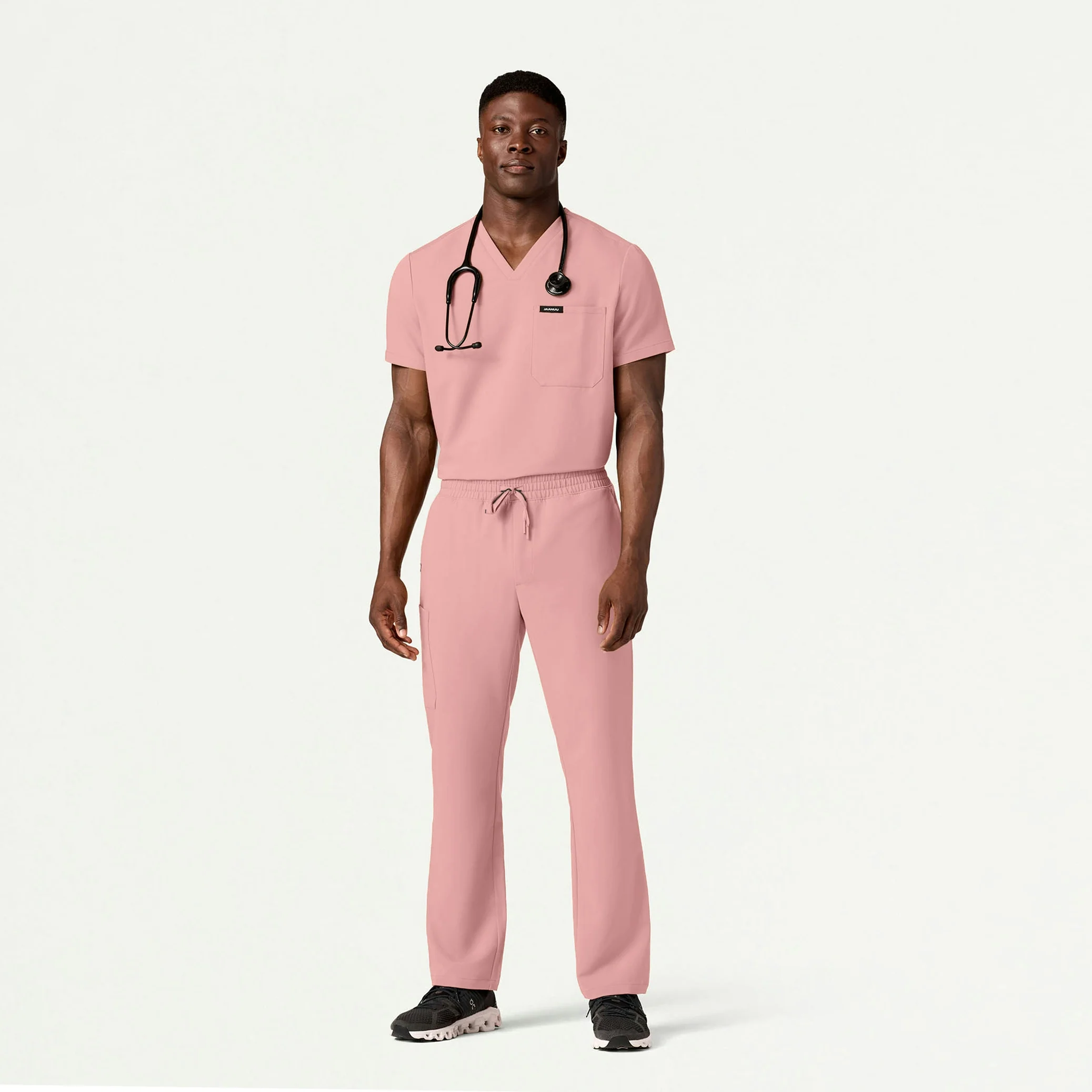 Rhodes Everyday Straight-Leg Scrub Pant - Mauve - Image 3