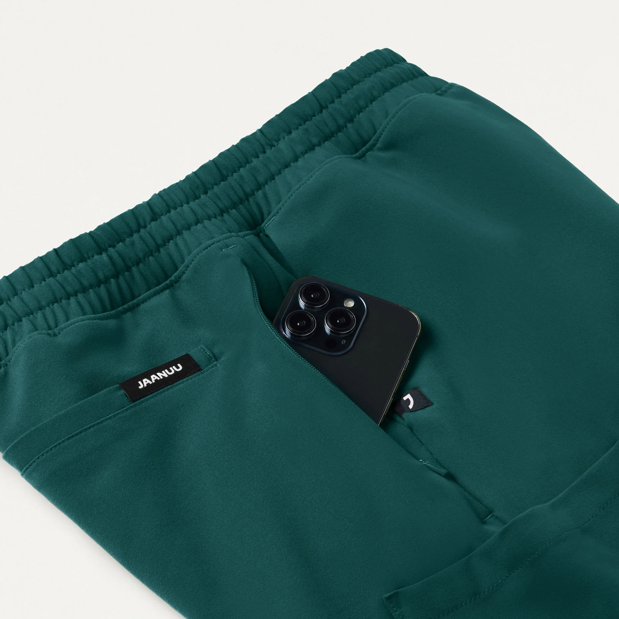 Rhodes Everyday Straight-Leg Scrub Pant - Midnight Green - Image 6