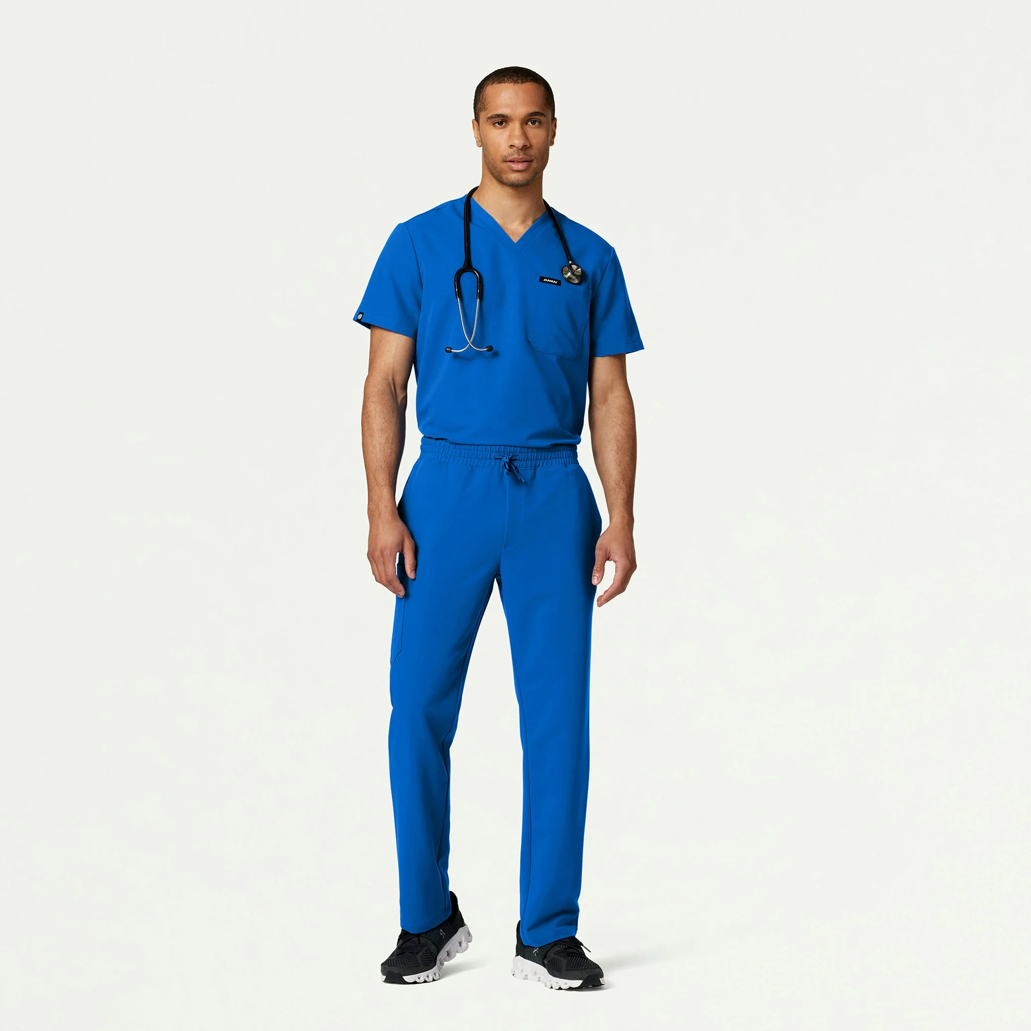 Rhodes Everyday Straight-Leg Scrub Pant - Royal Blue - Image 3