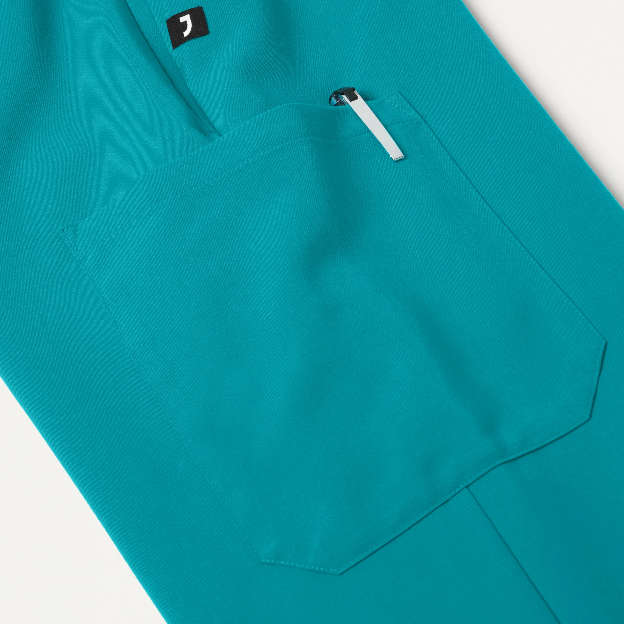 Rhodes Everyday Straight-Leg Scrub Pant - Teal - Image 5
