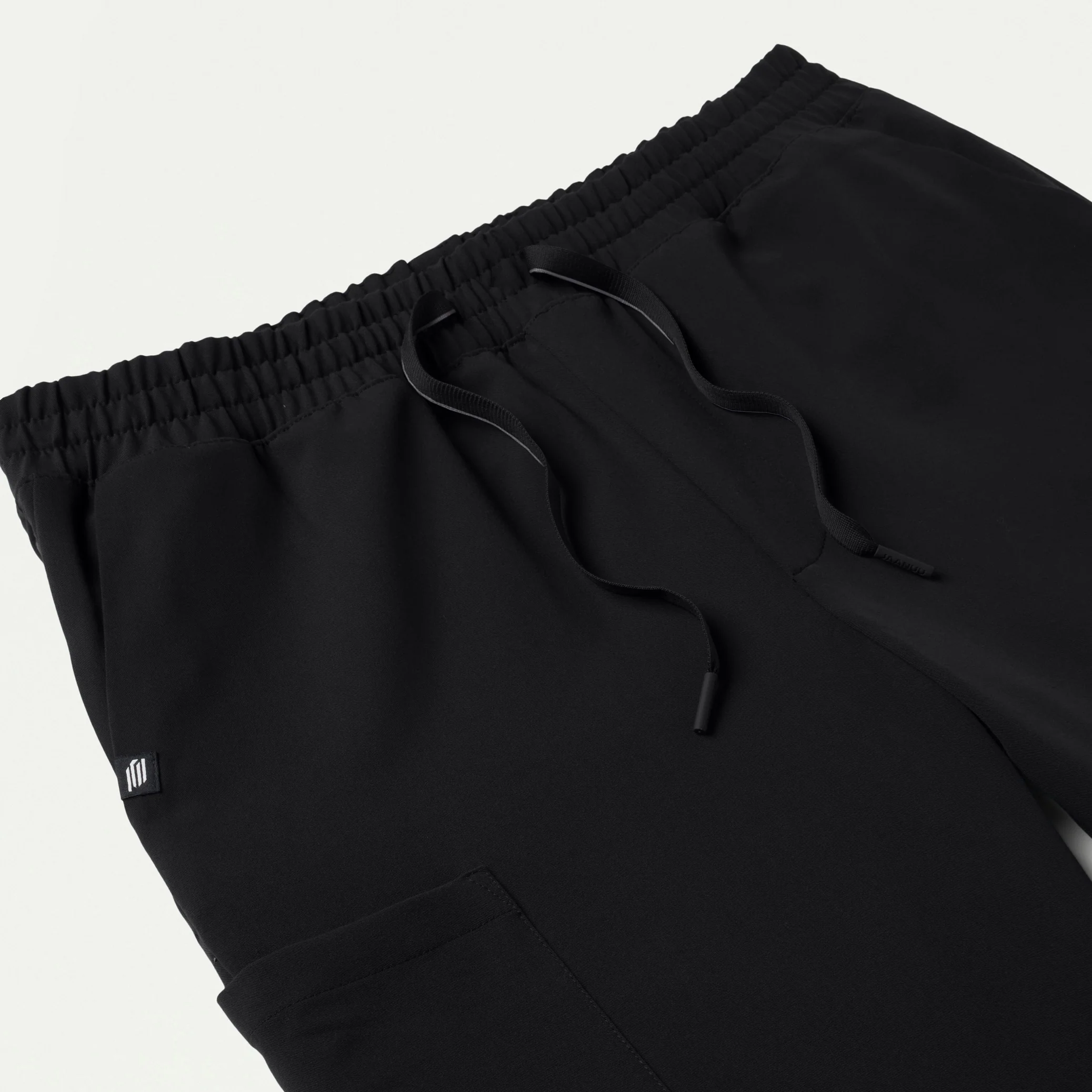Rhodes Slim Crossover Scrub Jogger - Black - Image 5