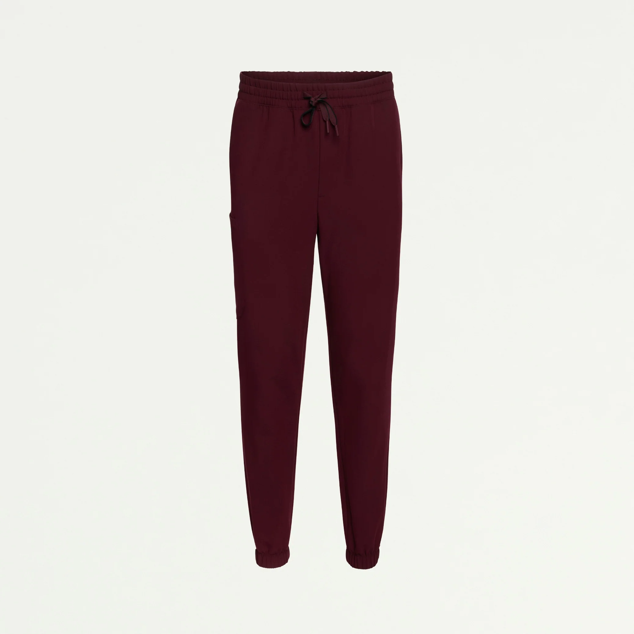 Rhodes Slim Crossover Scrub Jogger - Burgundy - Image 2