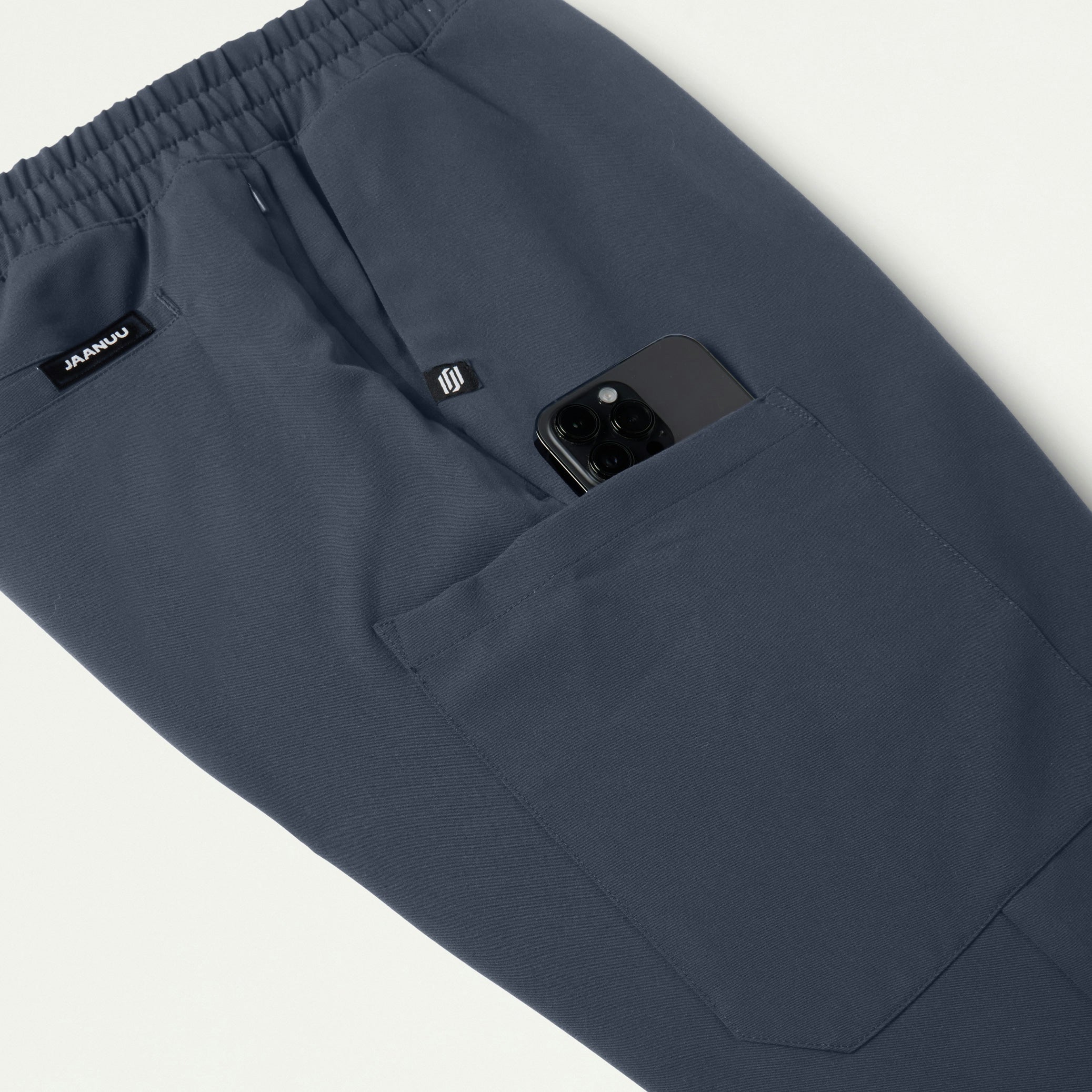 Rhodes Slim Crossover Scrub Jogger - Carbon Gray - Image 6