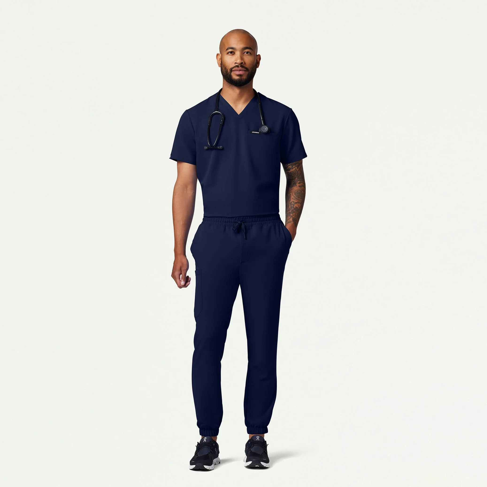Rhodes Slim Crossover Scrub Jogger - Midnight Navy - Image 3