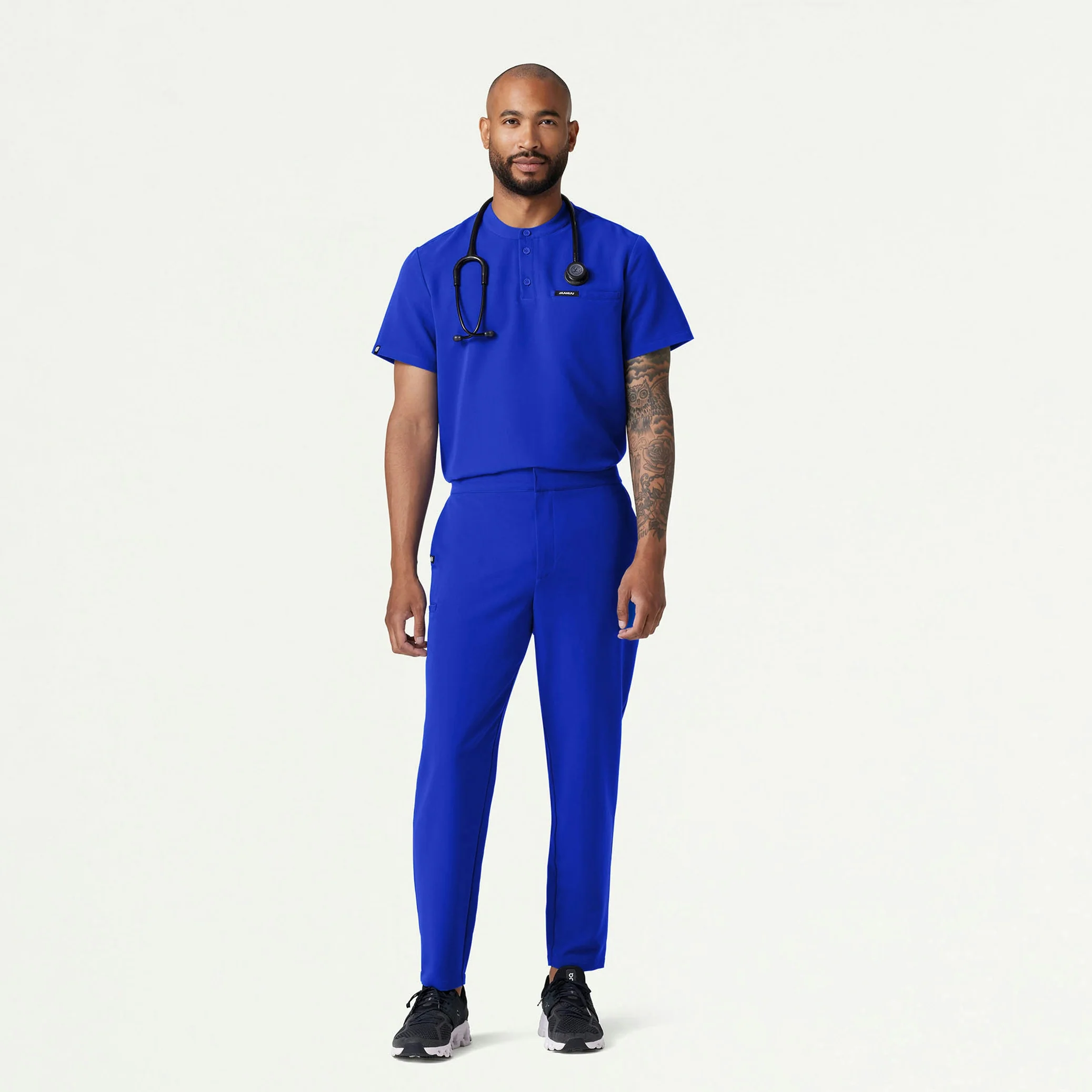 Rubin Tapered 7-Pocket Scrub Pant - Electric Blue - Image 3