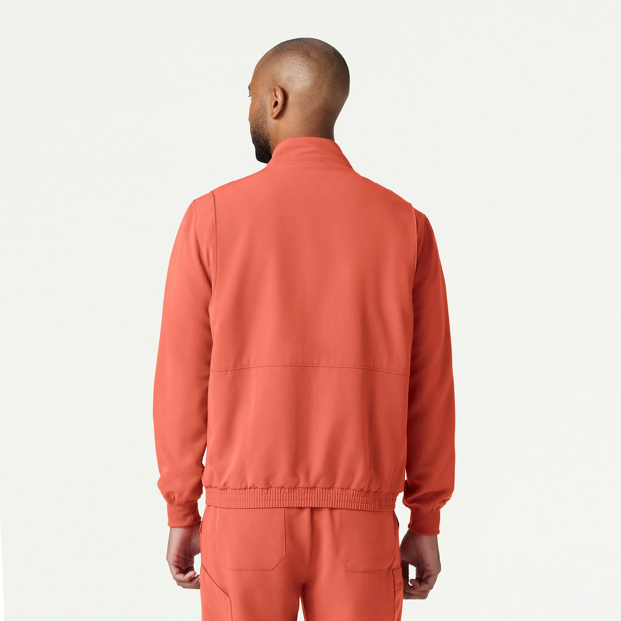 Wolfe Everyday 6-Pocket Scrub Jacket - Terra - Image 4