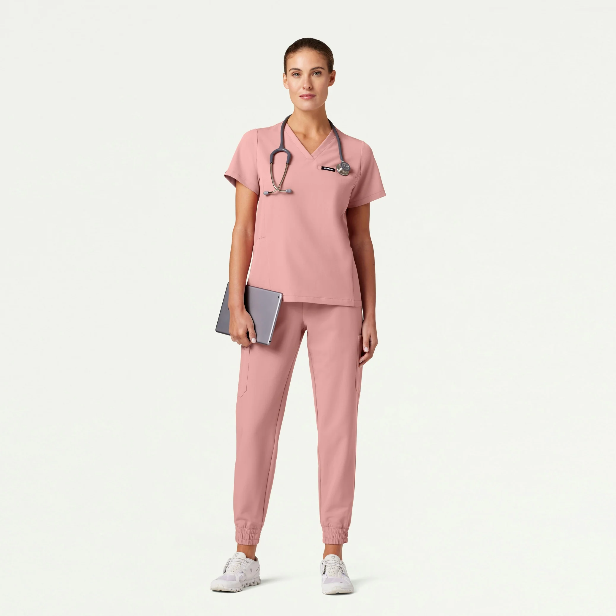The 10-Pocket Scrub Set - Mauve