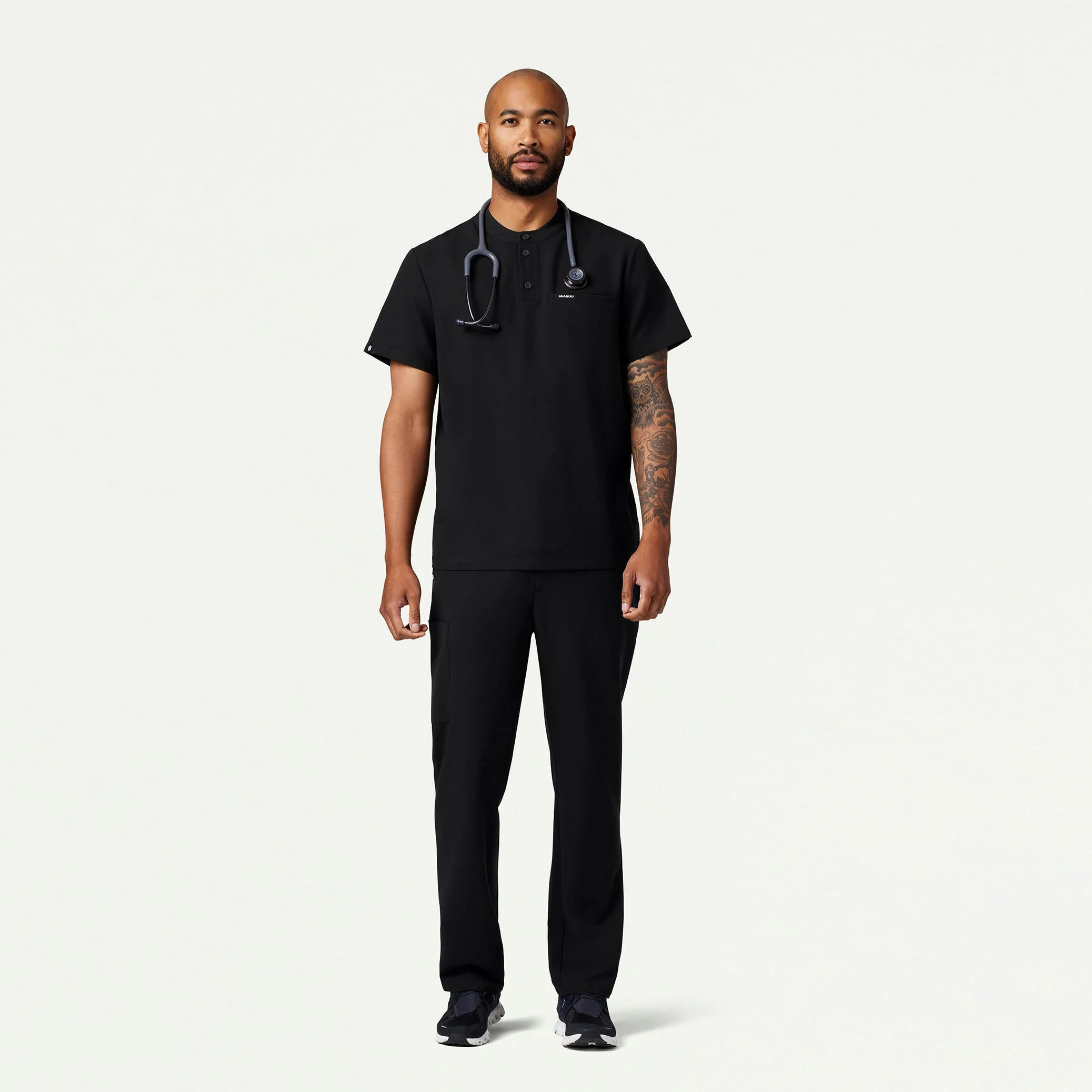 The Ander Essential Scrub Set - Black