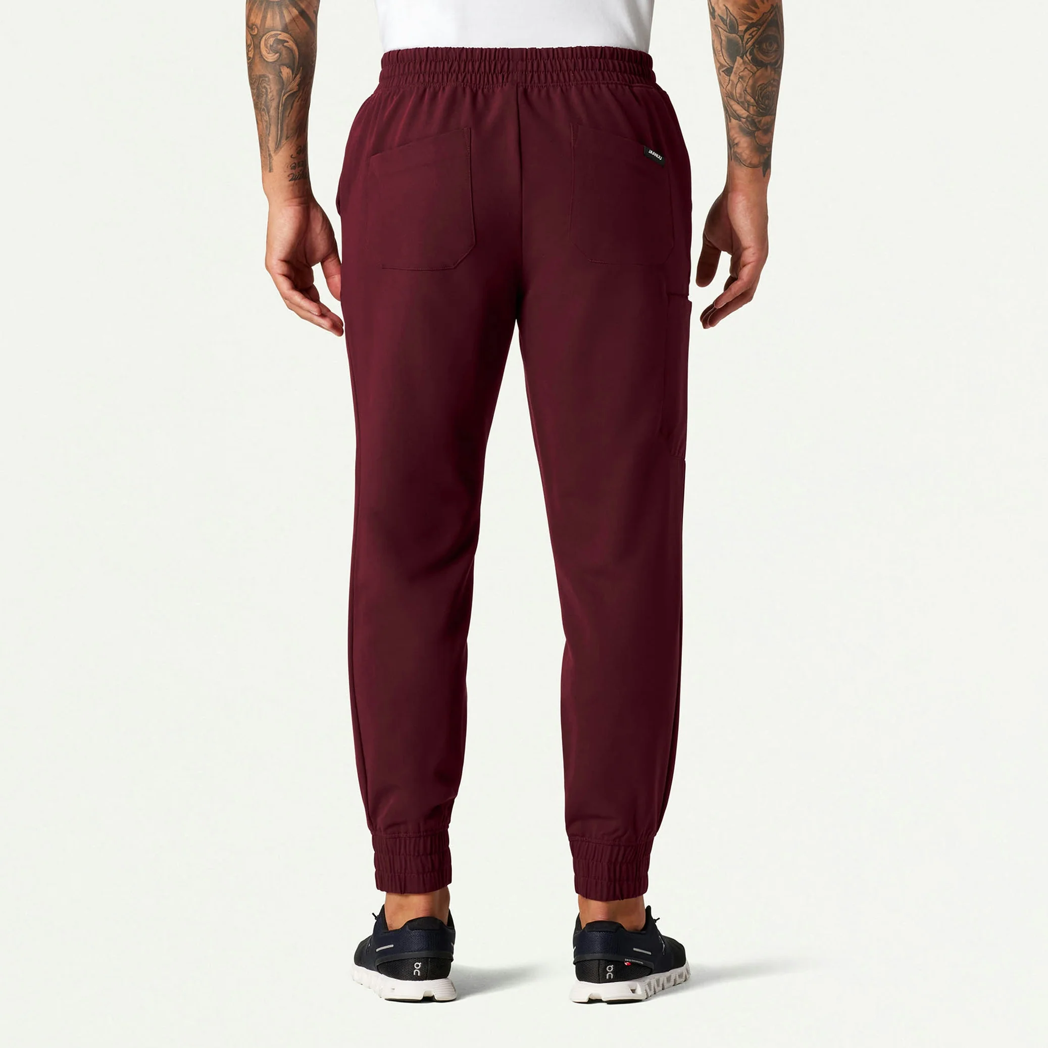 The Bentham Jacket Scrub Set - Burgundy - Image 2