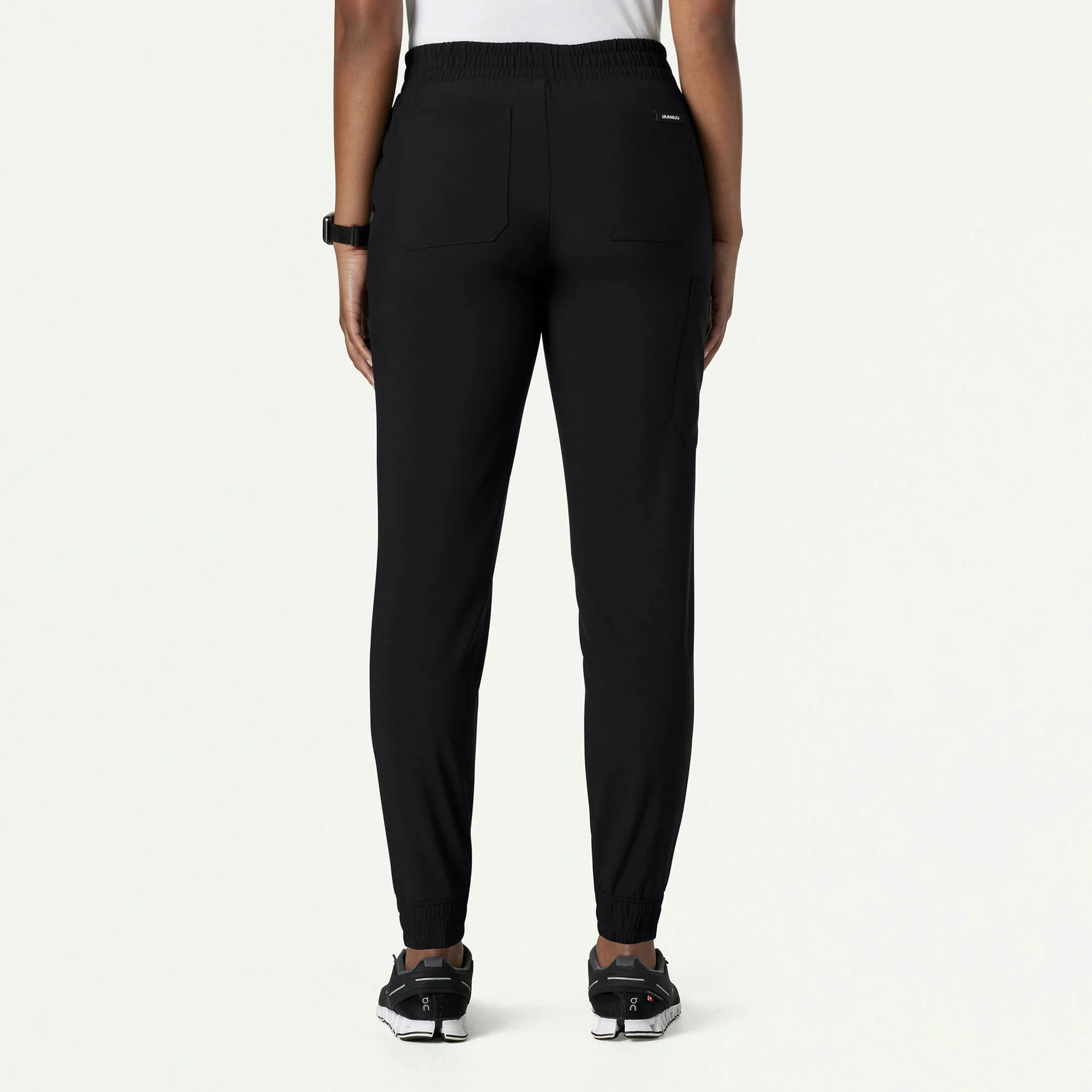 The Cali Essential Scrub Set - Black - Image 2