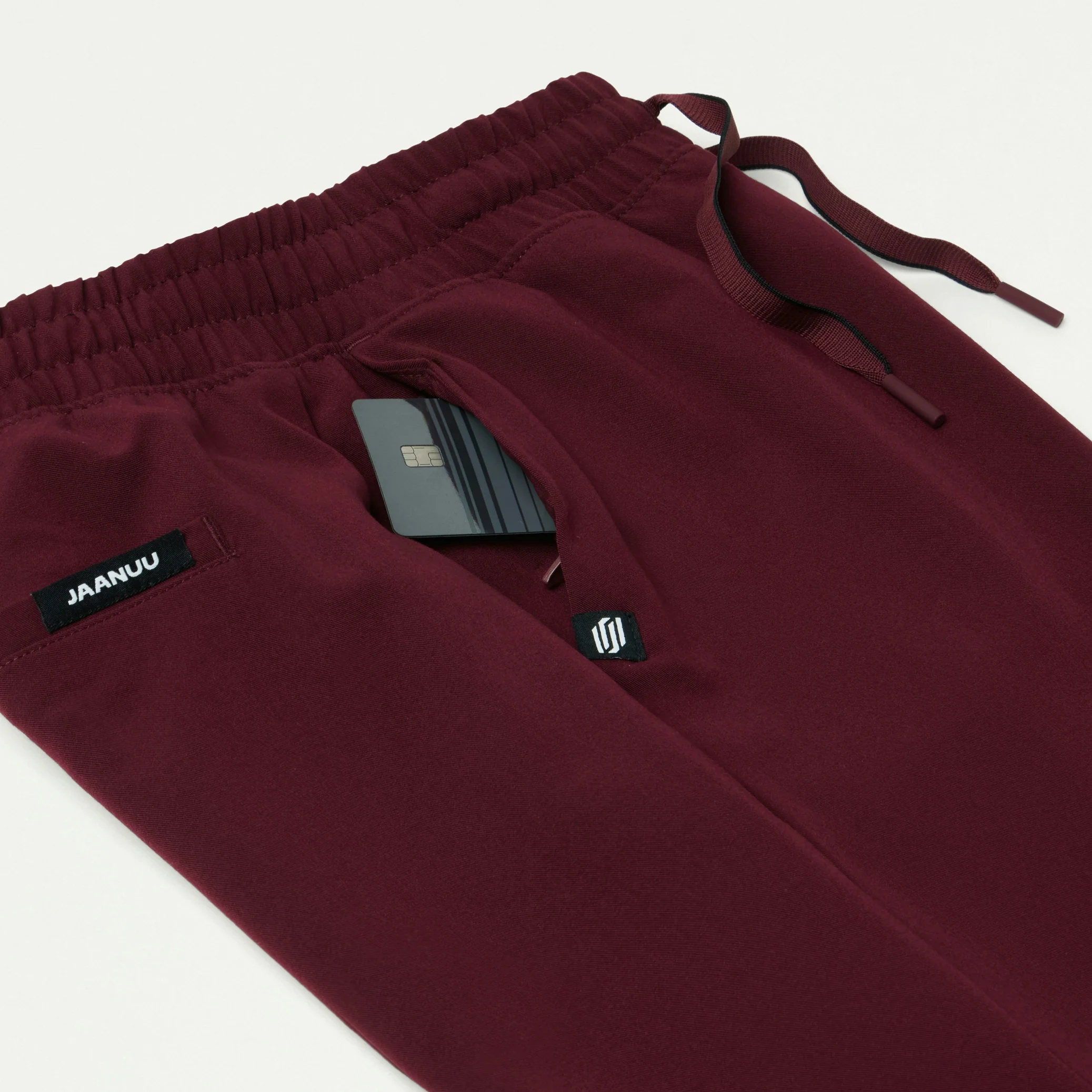 The Emma Essential Scrub Set - Burgundy - Image 2