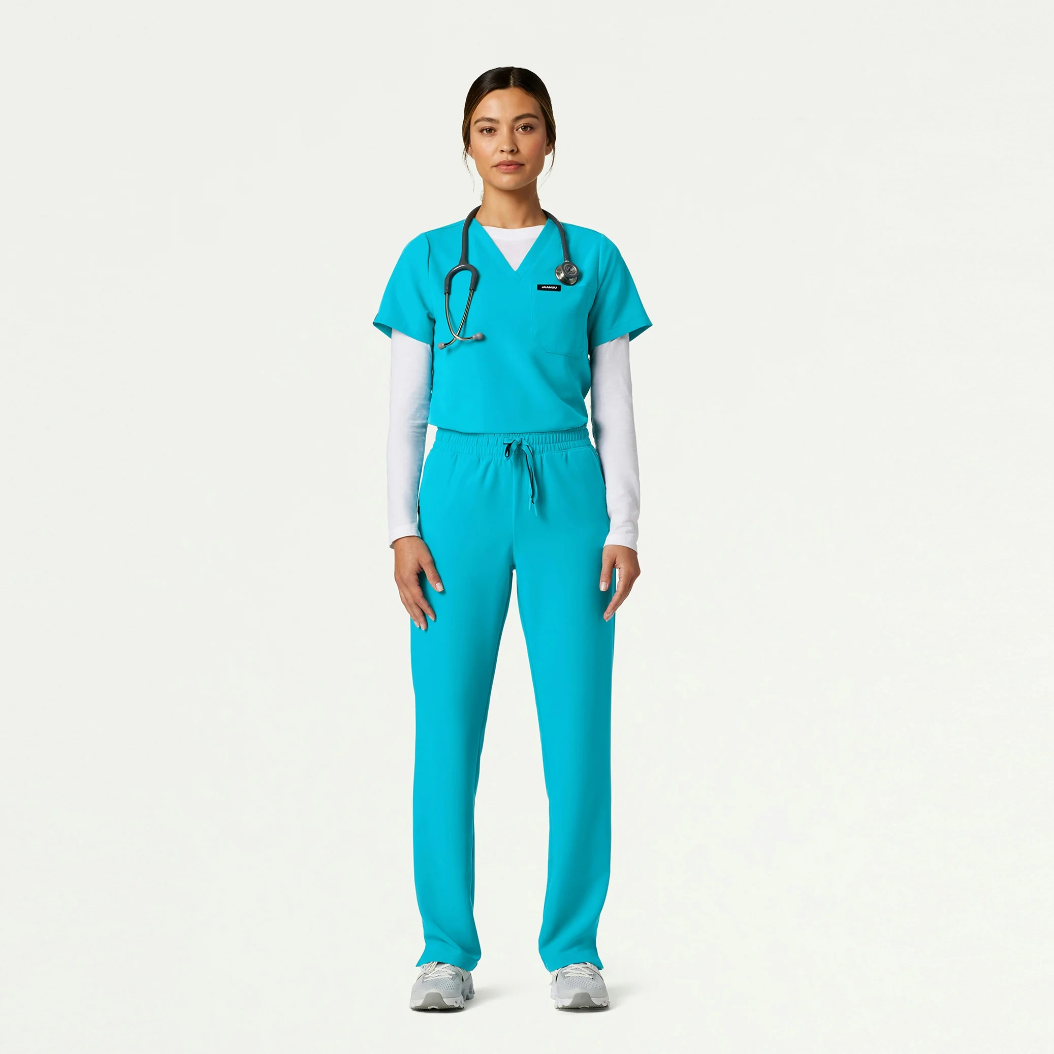 The Emma Underscrub Set - Ceil Blue