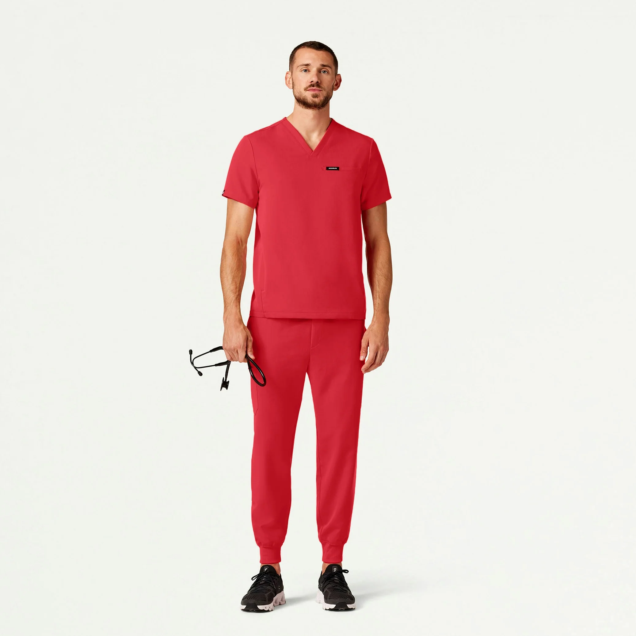 The Geiger Essential Scrub Set - Brilliant Red